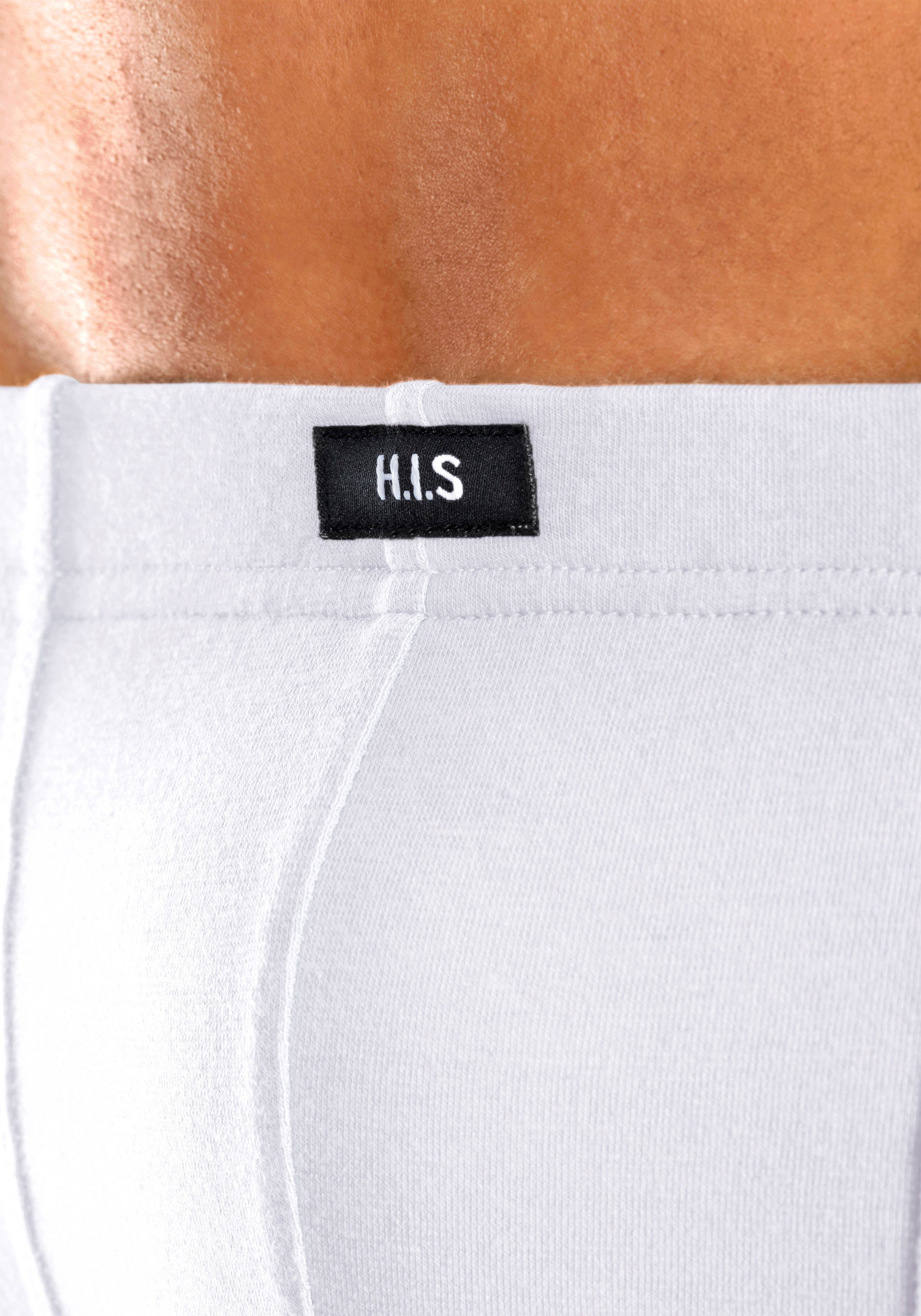 H.I.S Hipster strak zittende boxershorts van katoenstretch (set, 5 stuks)