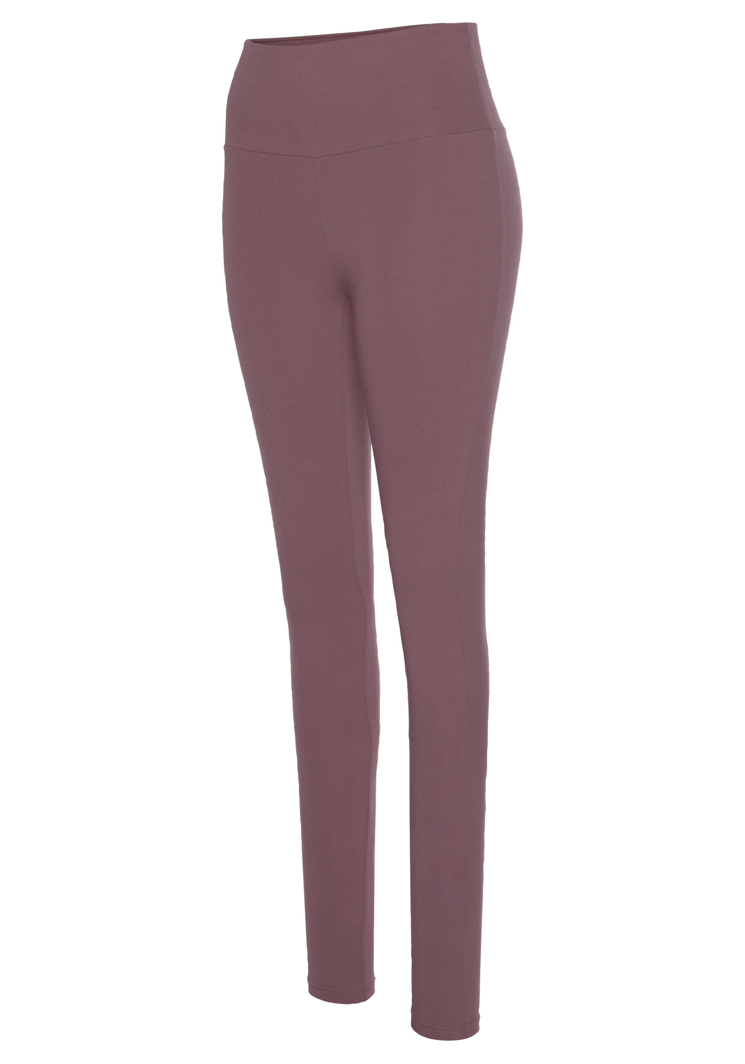 Lascana Legging met brede boord, loungewear