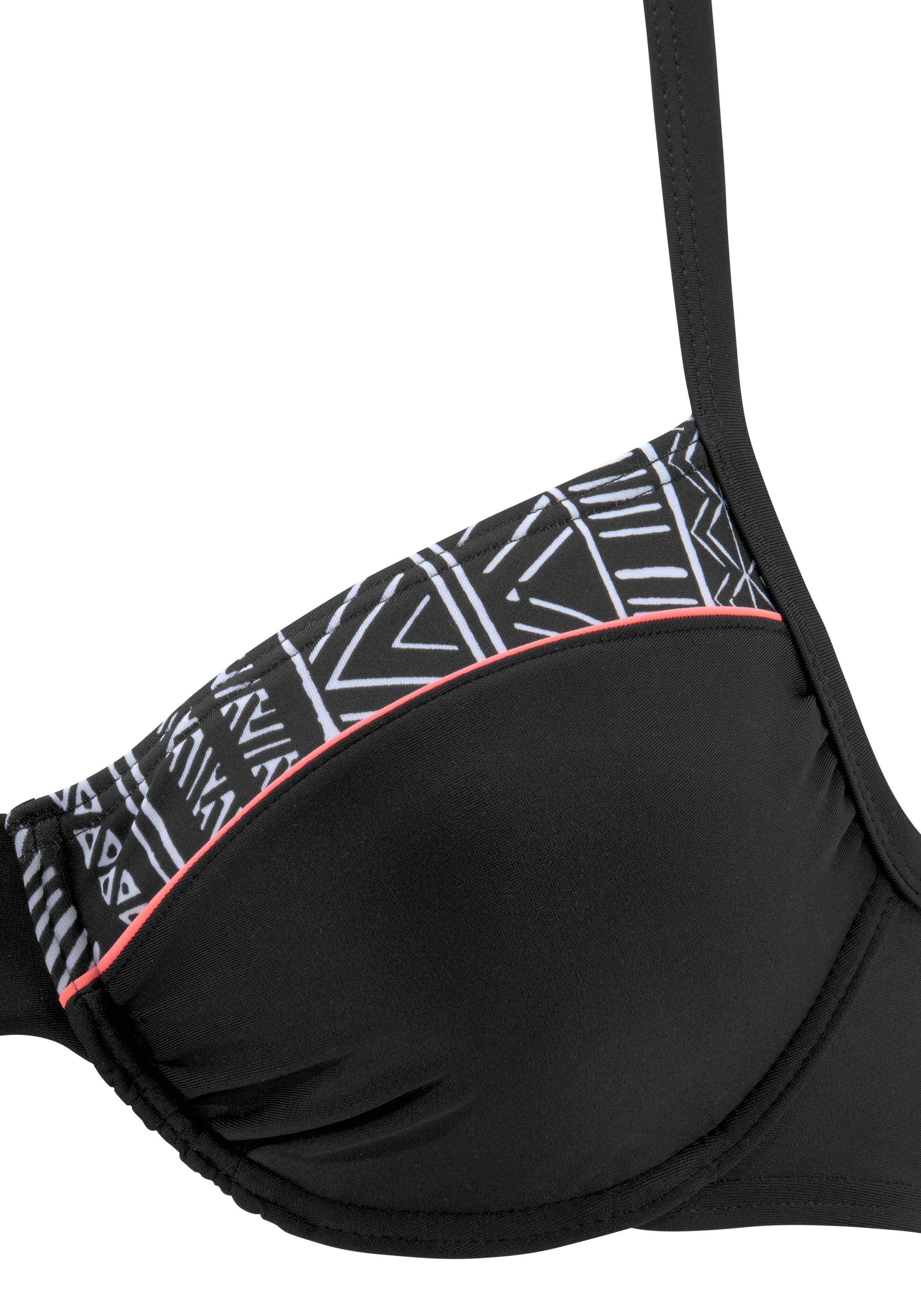 KangaROOS Beugelbikini met modieuze print, verstelbare bandjes