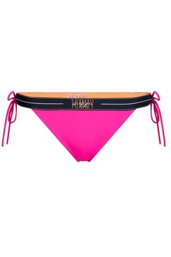 tommy hilfiger swimwear bikinibroekje met bindstrikjes opzij roze