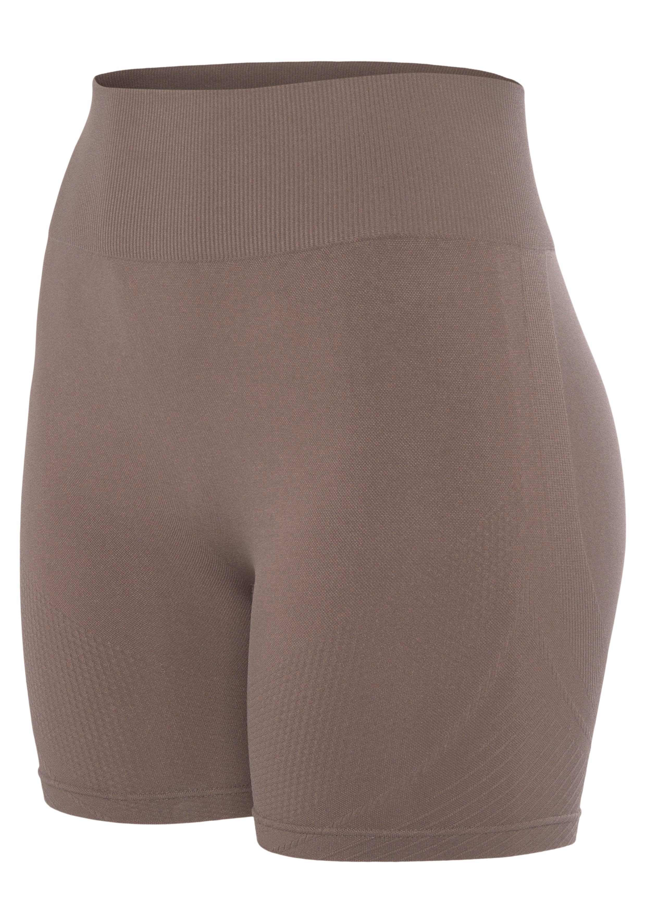 Lascana Functionele short Po Push Up met ribstructuur en shaping-effect, sportshorts