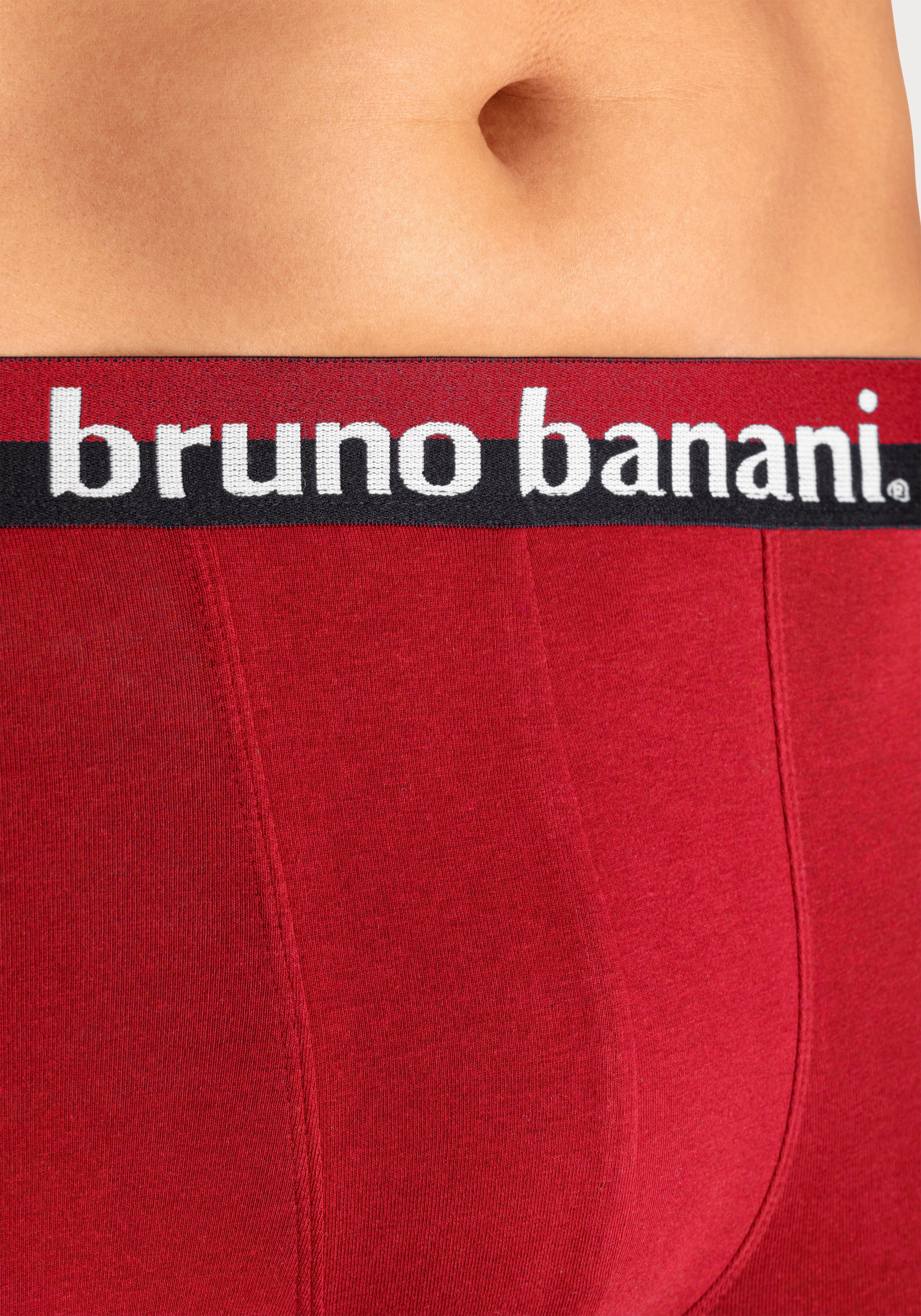 Bruno Banani Boxershort met superieure logoprint op de band (set, 4 stuks)