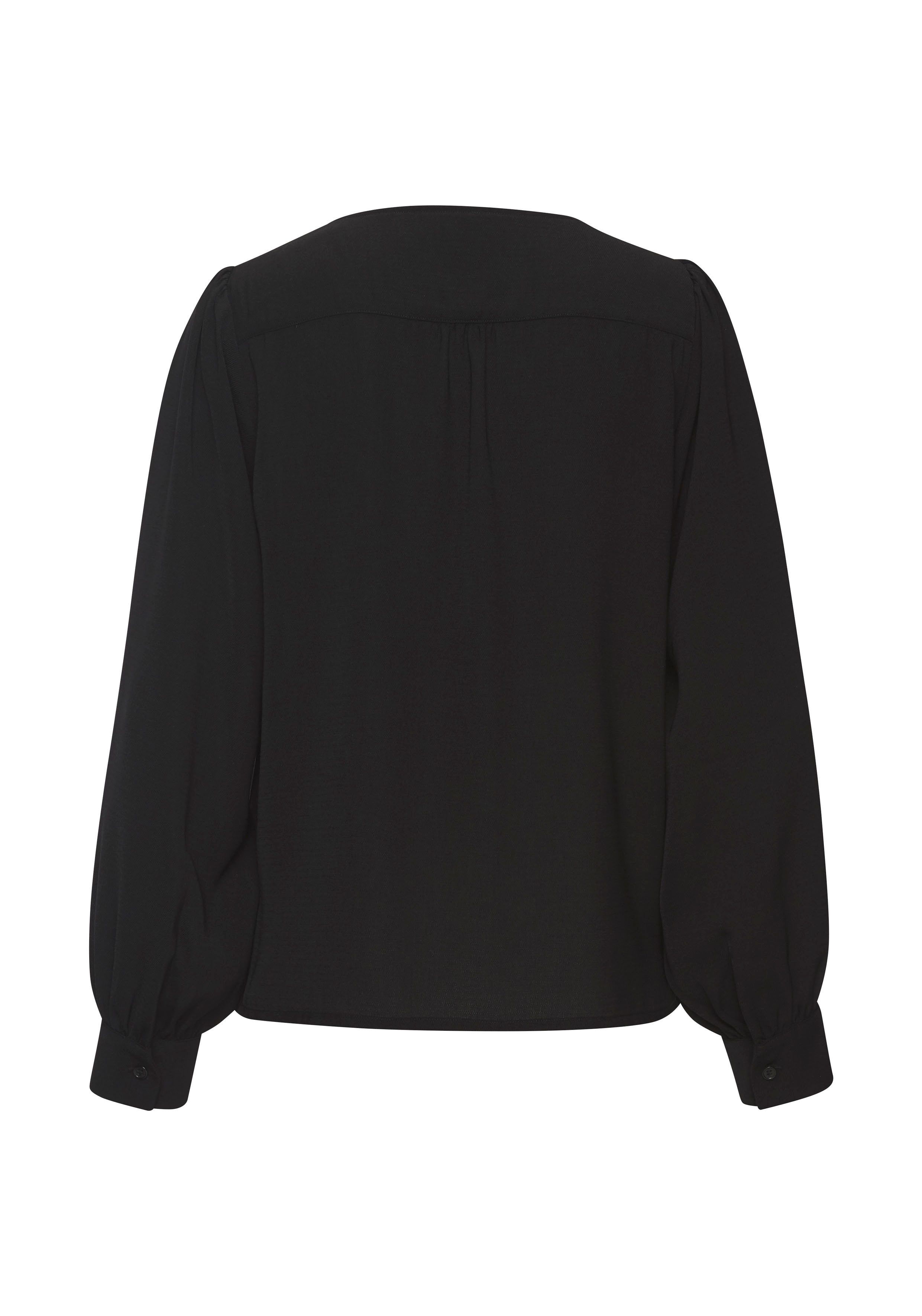 Lascana Blouse met lange mouwen met ritsdetail, elegante damesblouse