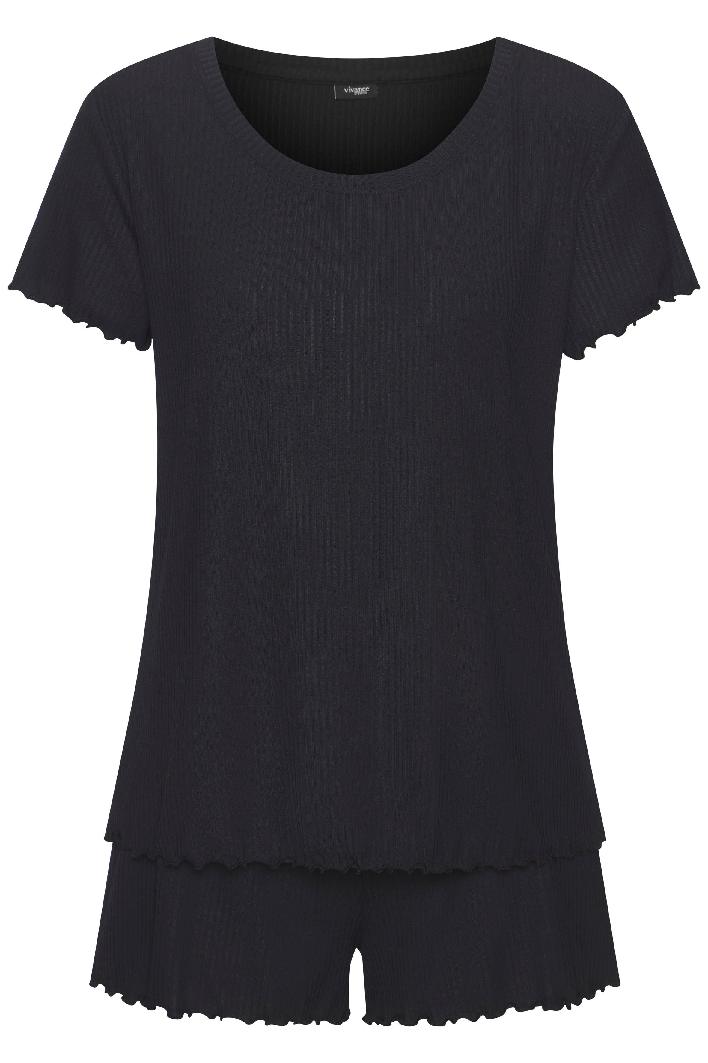 Vivance Dreams Shortama met schattige babylockzoom (2-delig)