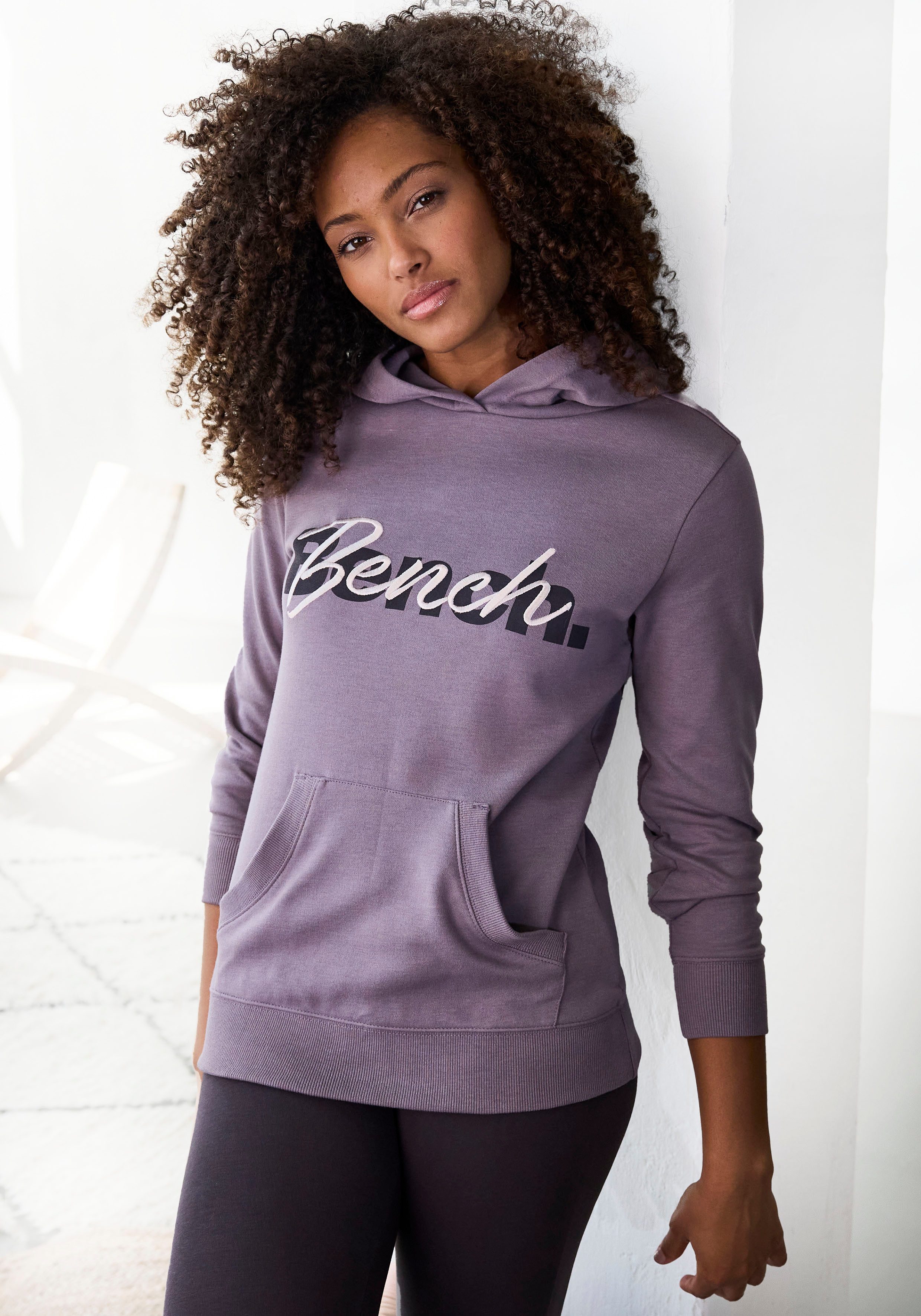 Bench. Loungewear Hoodie met kangoeroezak, loungepak, hoodie