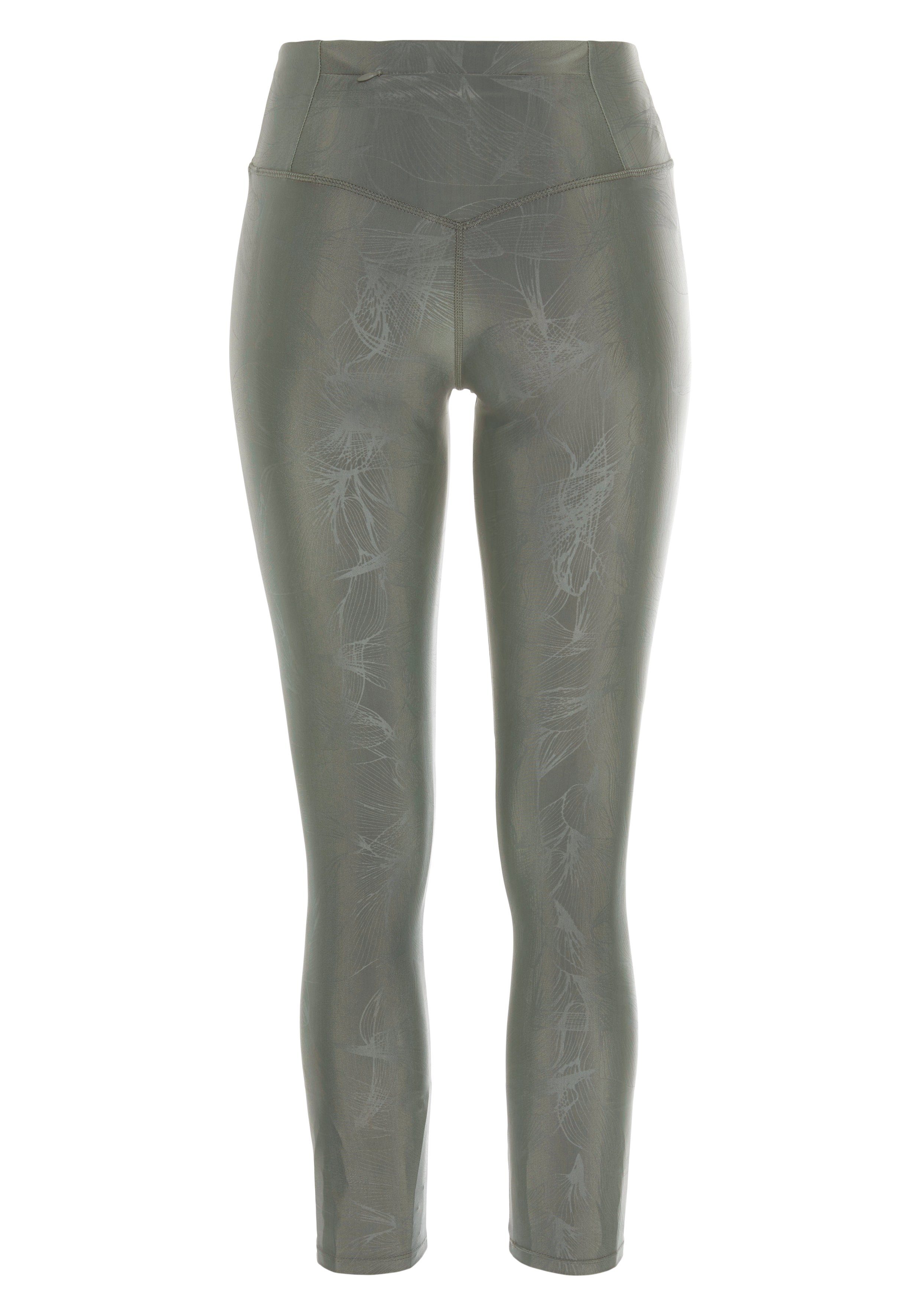 active by Lascana Functionele legging met glanzende print