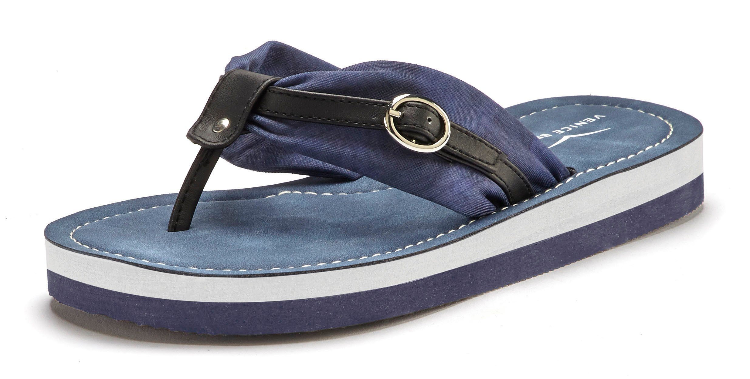Venice Beach Badslippers Sandaal, pantoffel, badslipper, flip flop met modieuze print VEGAN