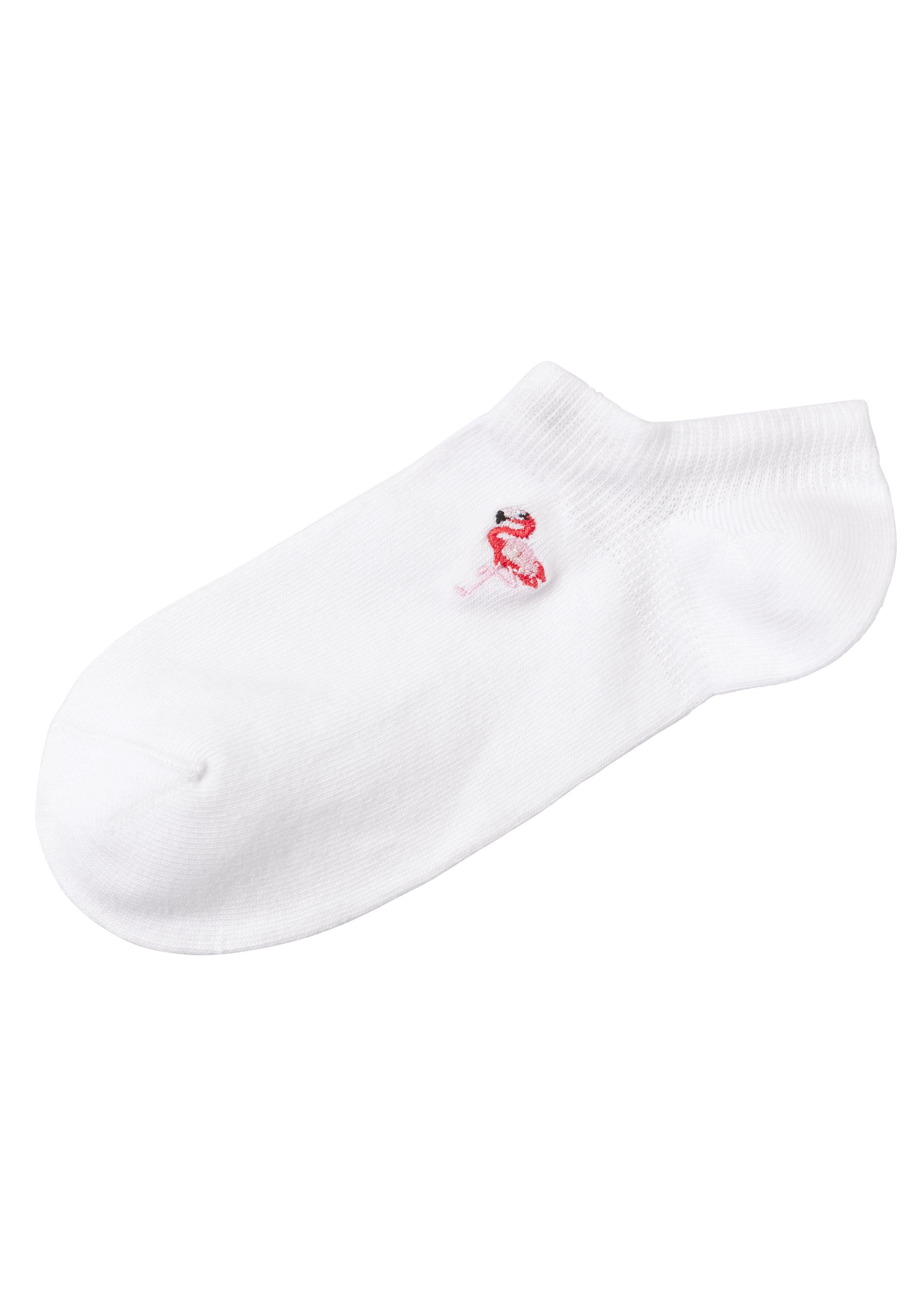 H.I.S Sneakersokken met motiefborduursel (set, 5 paar)