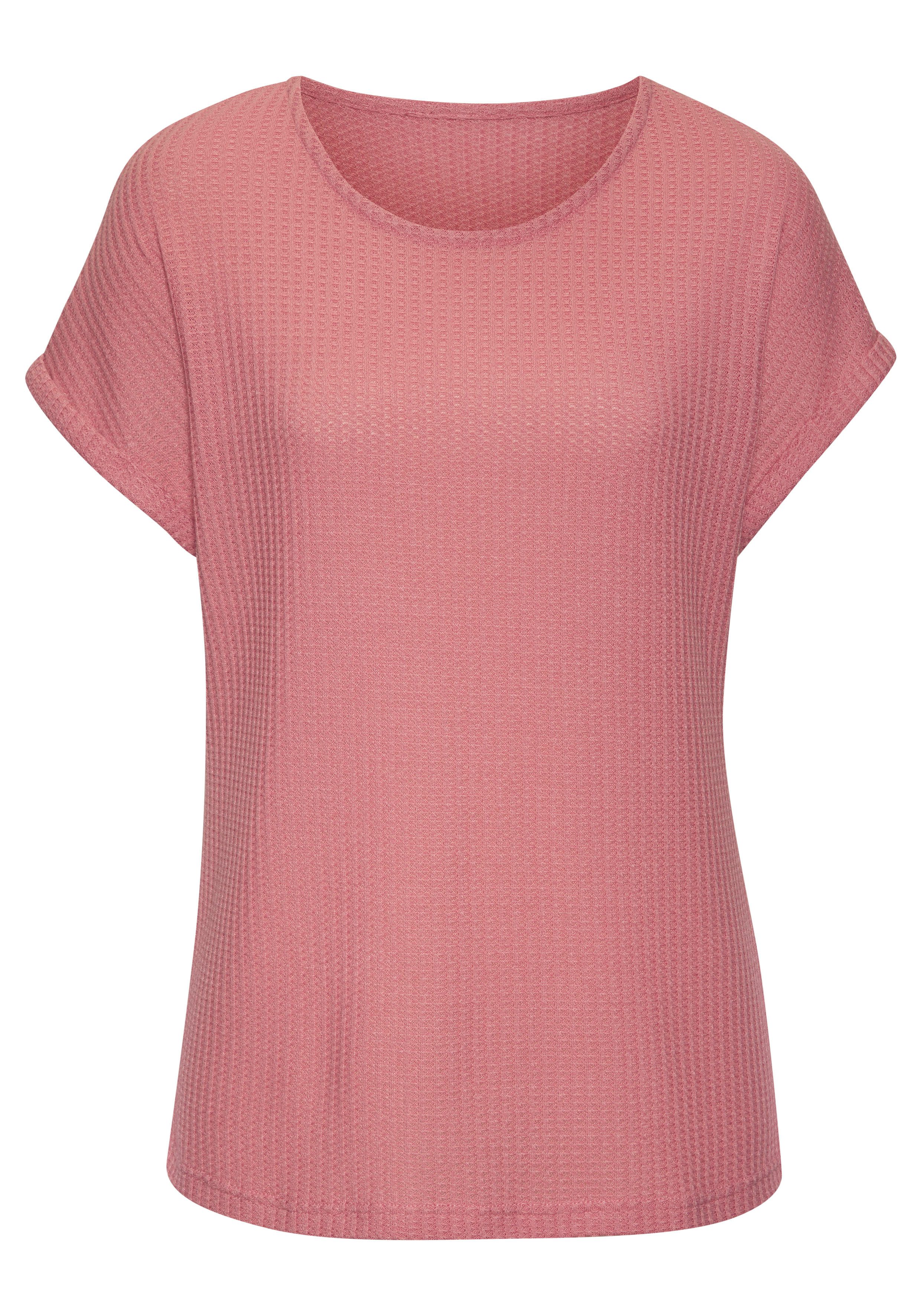 Vivance Shirt met korte mouwen Van zachte piquékwaliteit