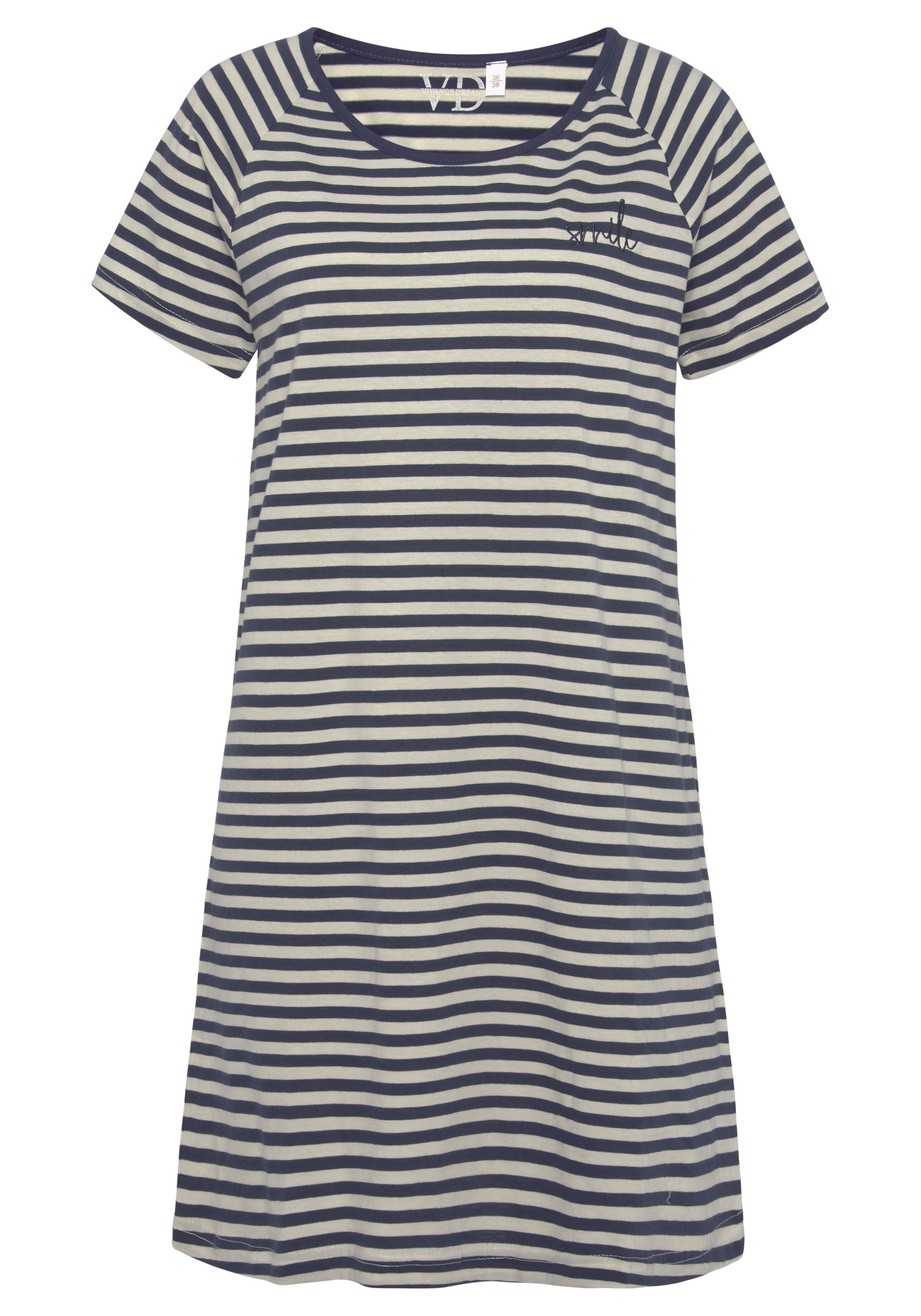 Vivance Dreams Nachthemd nachthemden maat 44/46 blauw