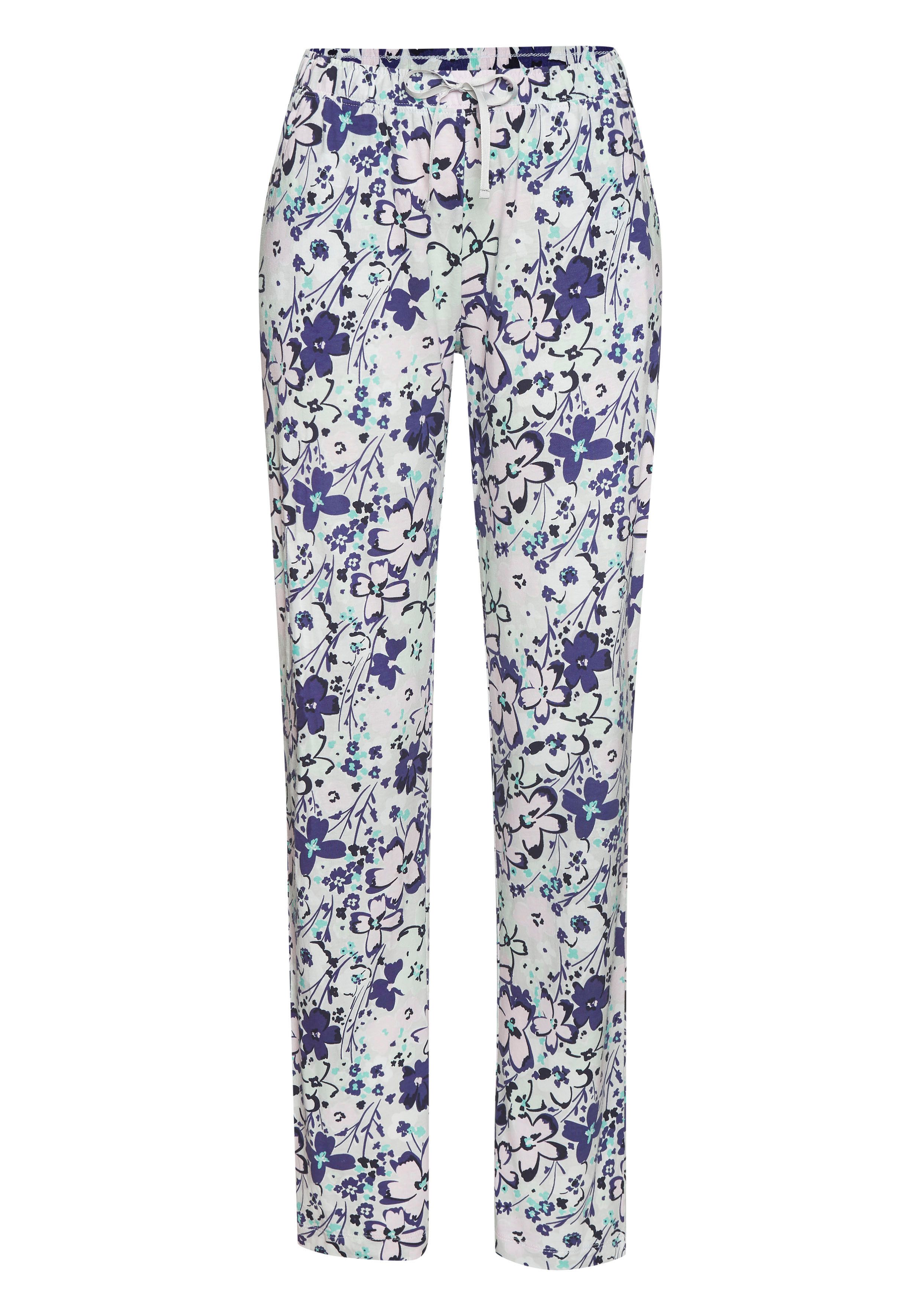 s.Oliver RED LABEL Beachwear Pyjama in klassieke stijl (set, 2-delig)