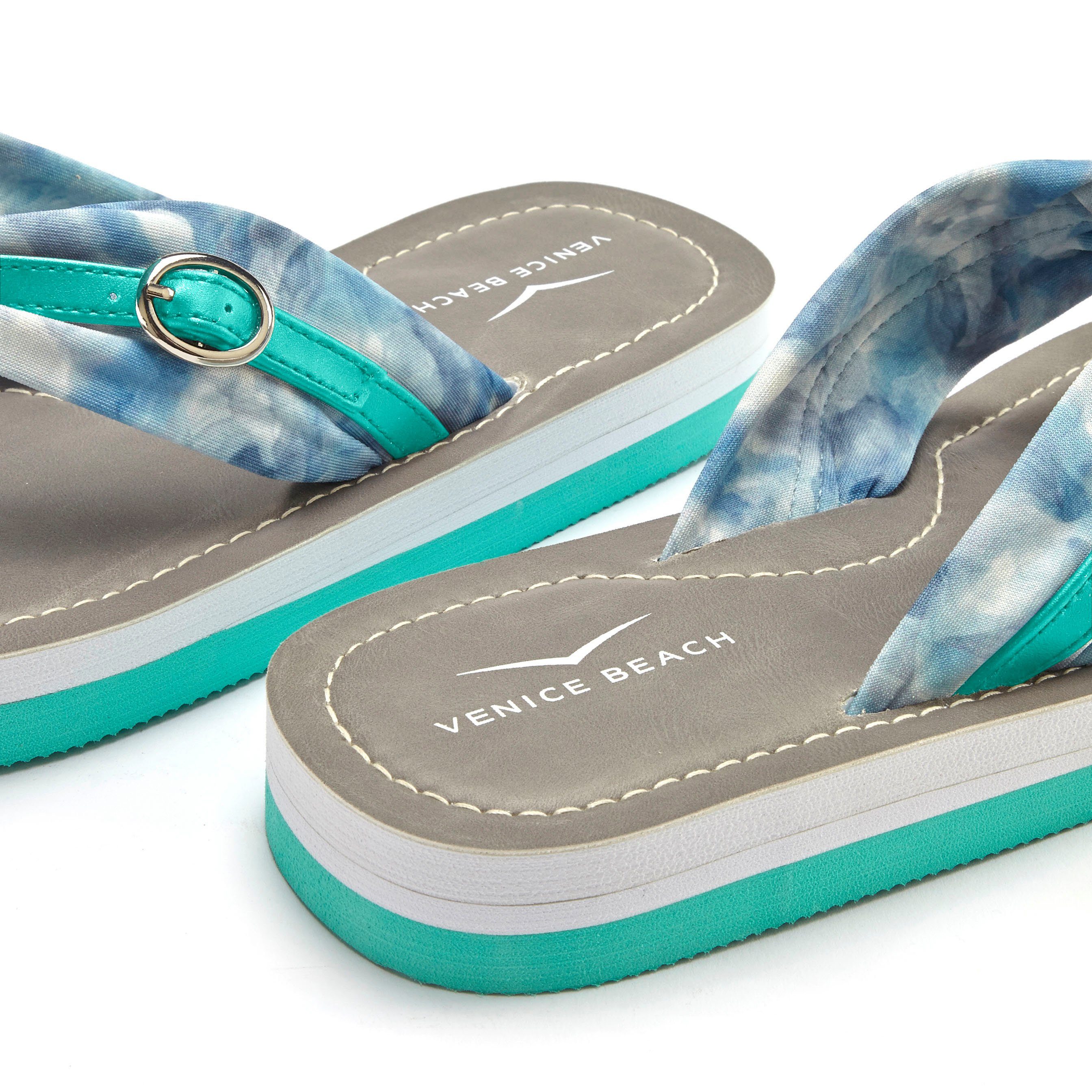 Venice Beach Badslippers Sandaal, pantoffel, badslipper, flip flop met modieuze print VEGAN