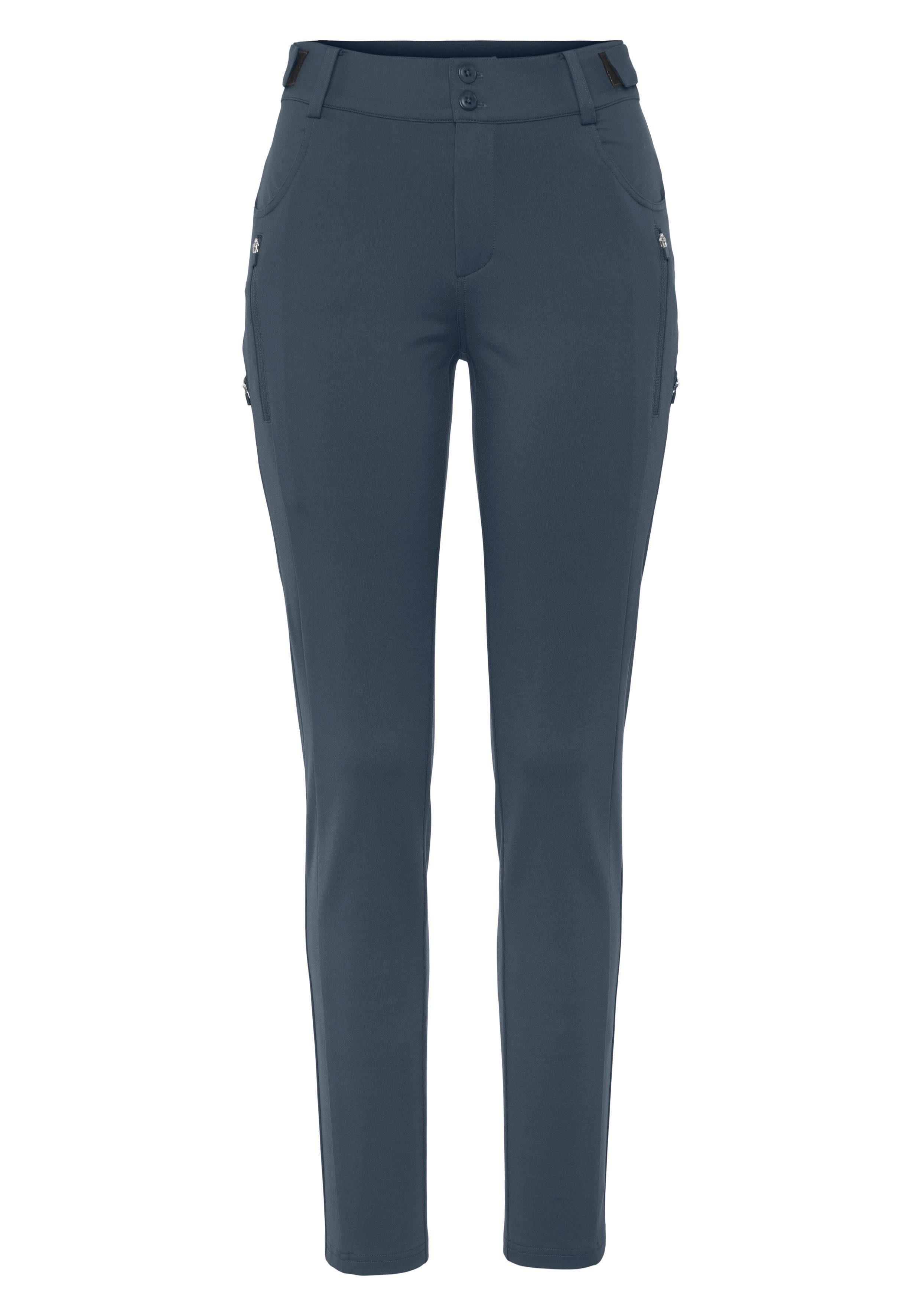 active by Lascana Trekkingbroek Slim fit zacht geruwde binnenkant