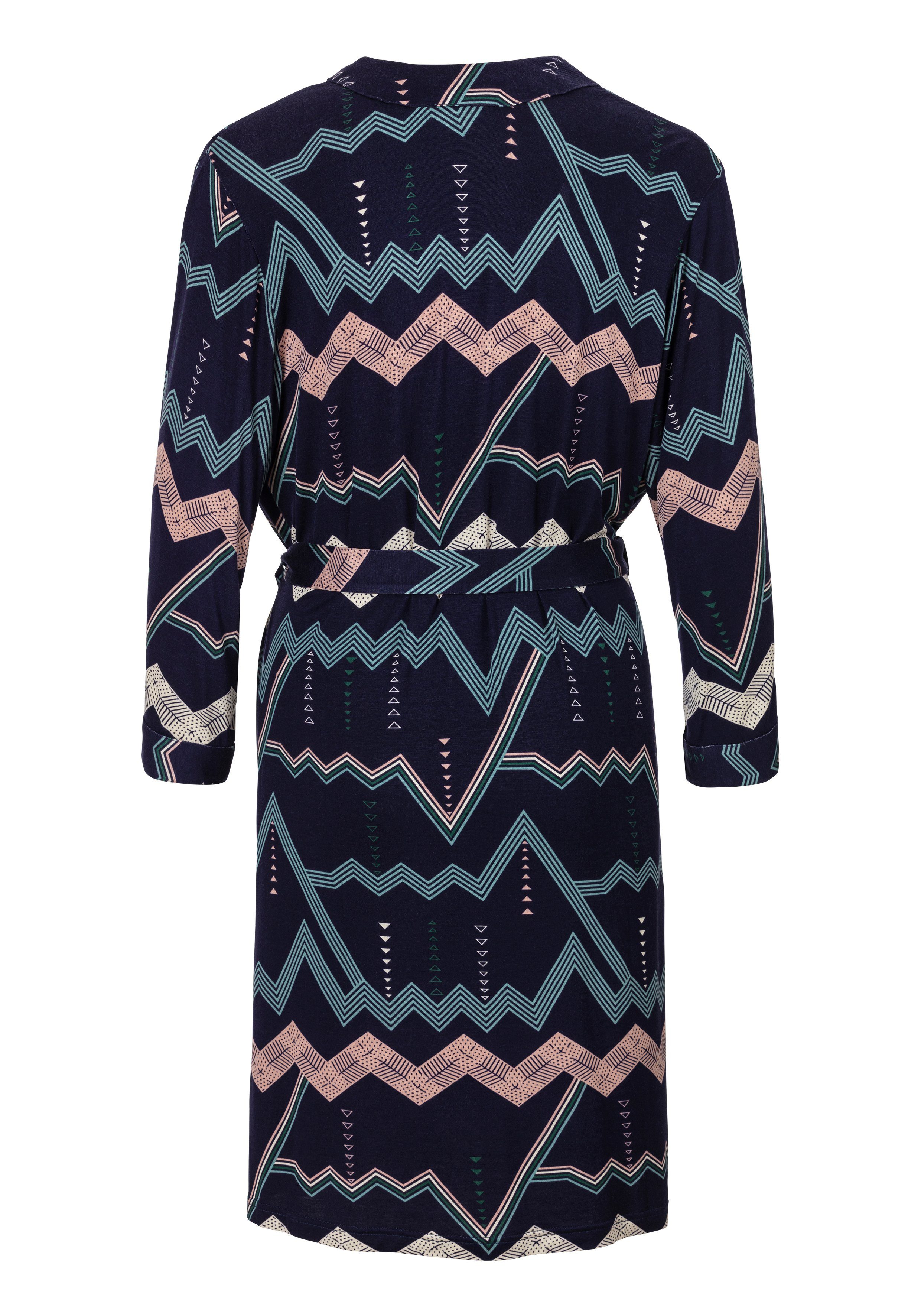 Lascana Kimono met grafisch zigzagmotief