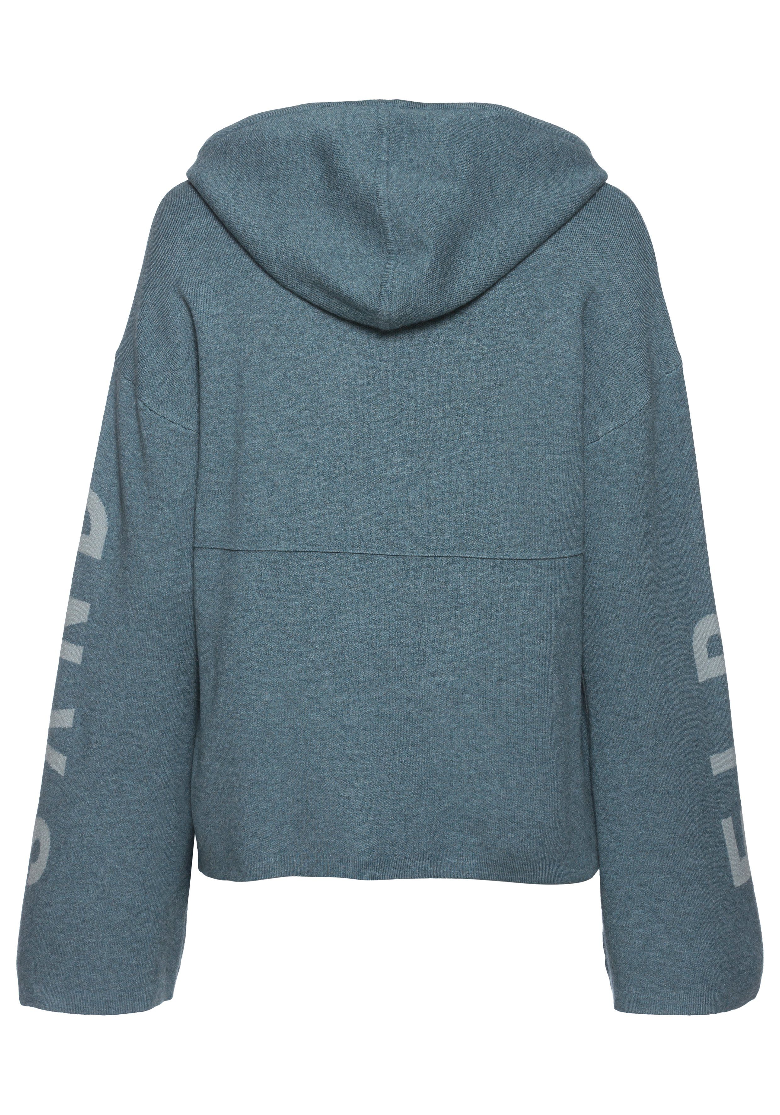 Elbsand Hoodie Gebreide trui met ingebreid logo, loungewear