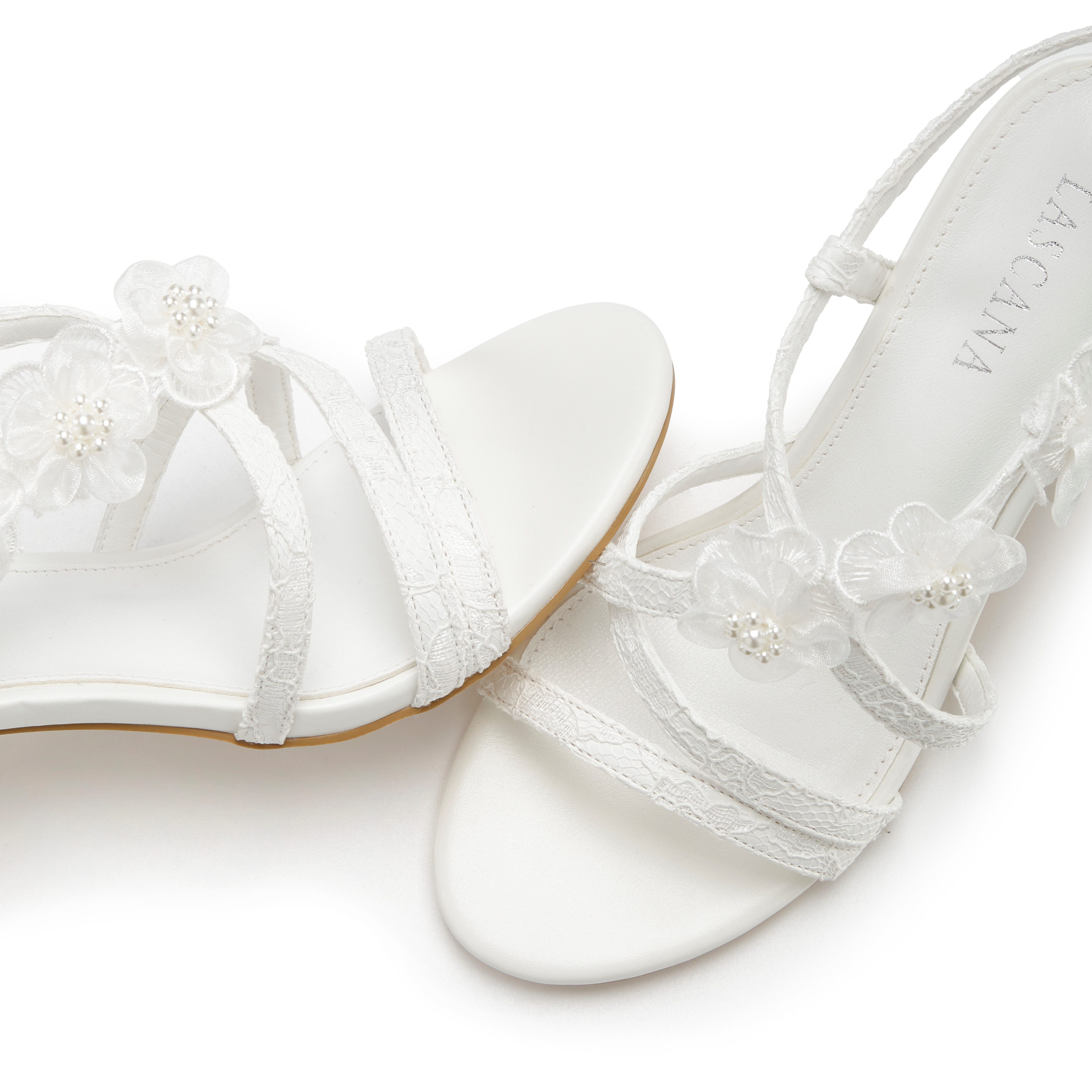 Lascana Highheel sandaaltjes , romantische sandaal