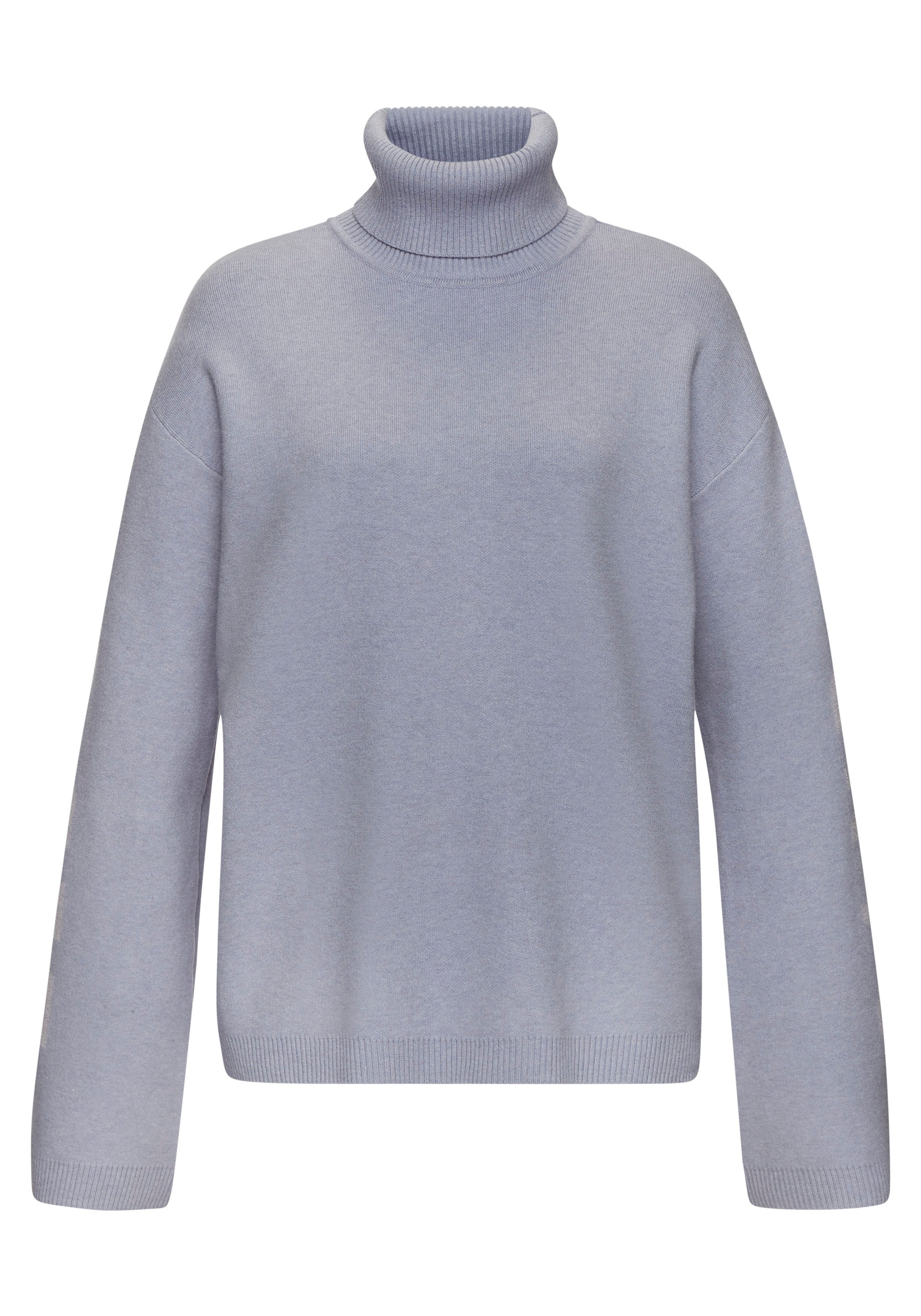 Elbsand Sweater Coltrui van zachte brei, loungewear tops & hoodies maat 44/46 blauw