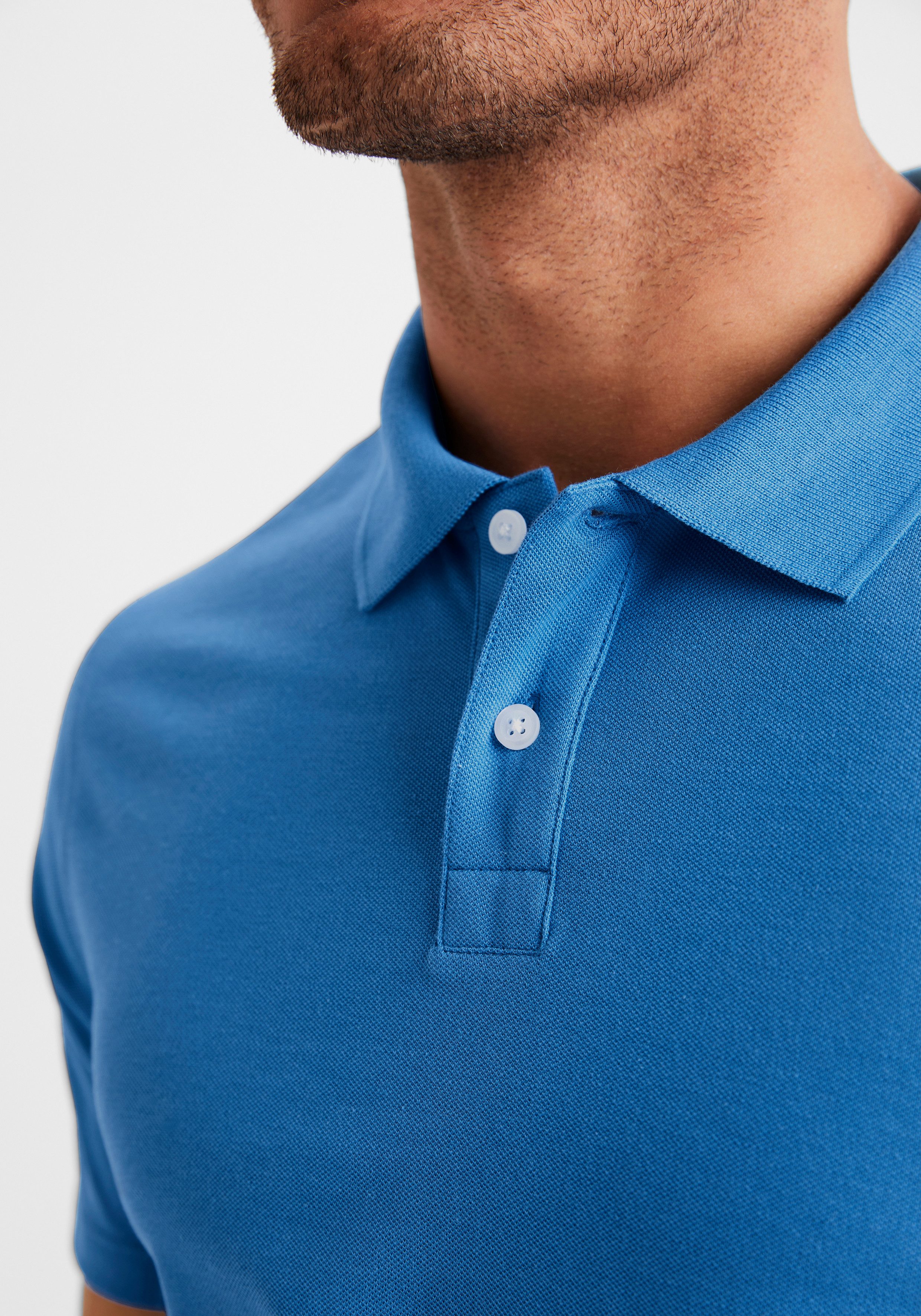 Beachtime Poloshirt Korte mouw, shirt met polokraag, katoen piqué