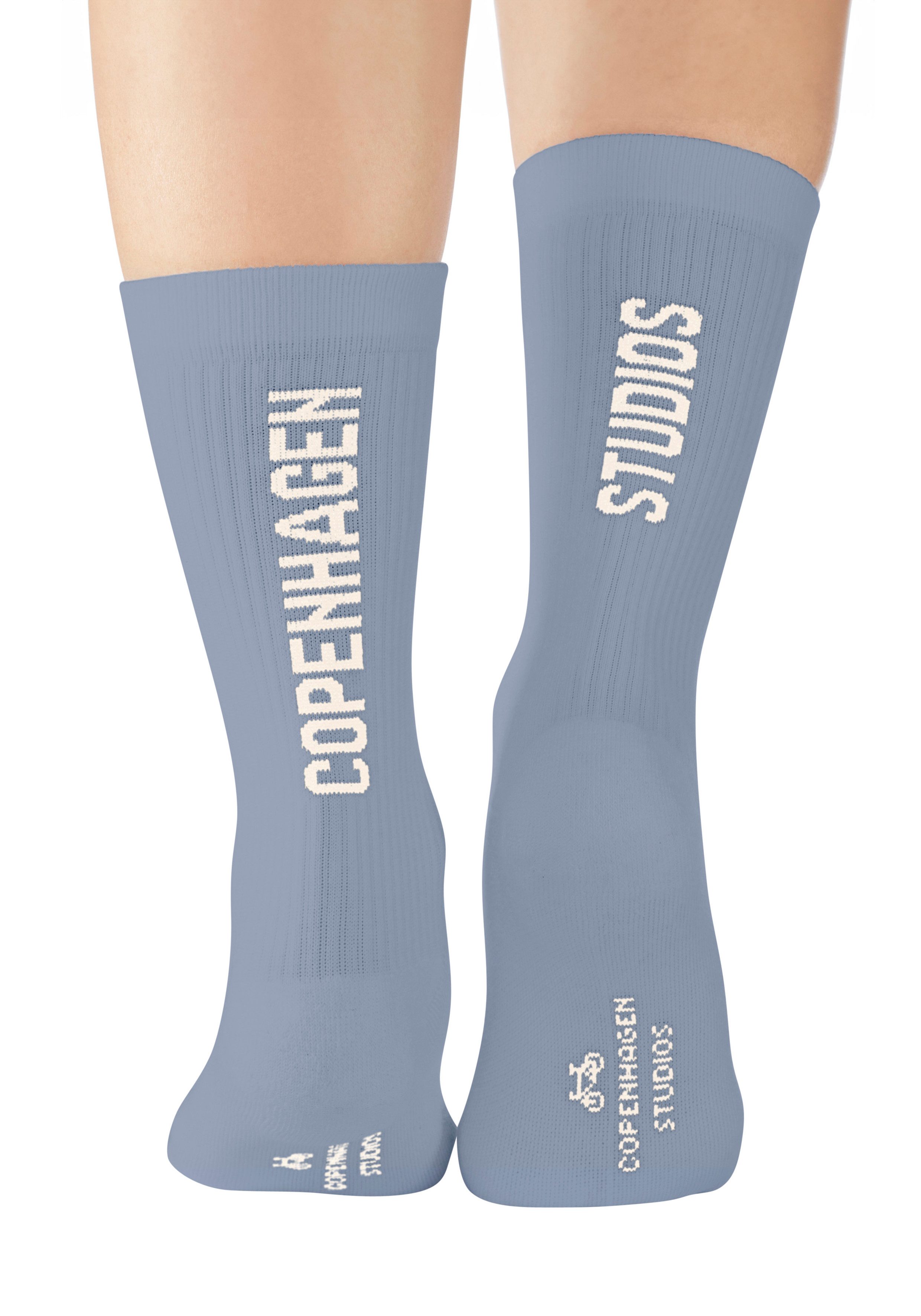 Copenhagen Studios Tennissokken met grote letters (set, 3 paar)