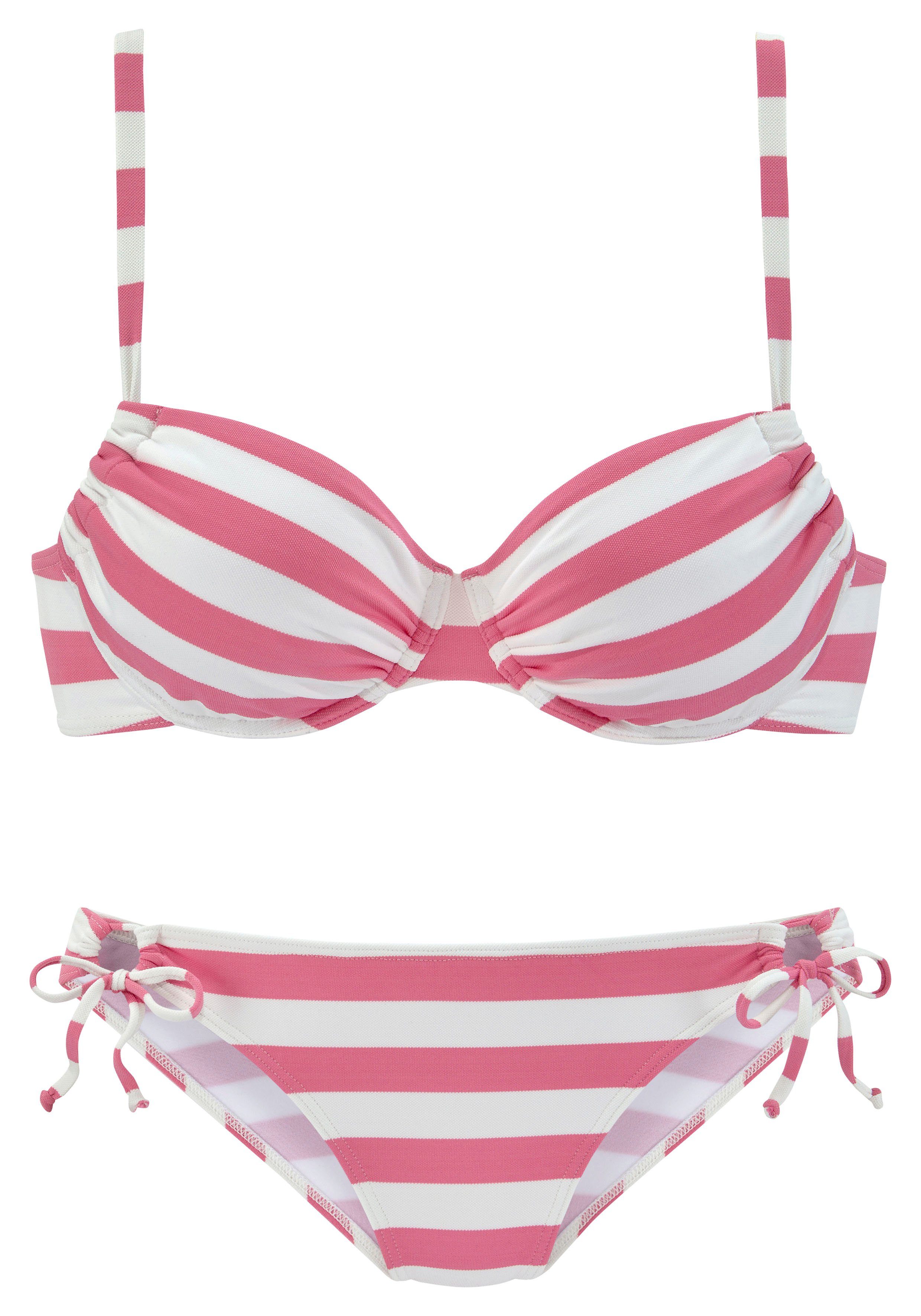Venice Beach Beugelbikini met geweven strepen