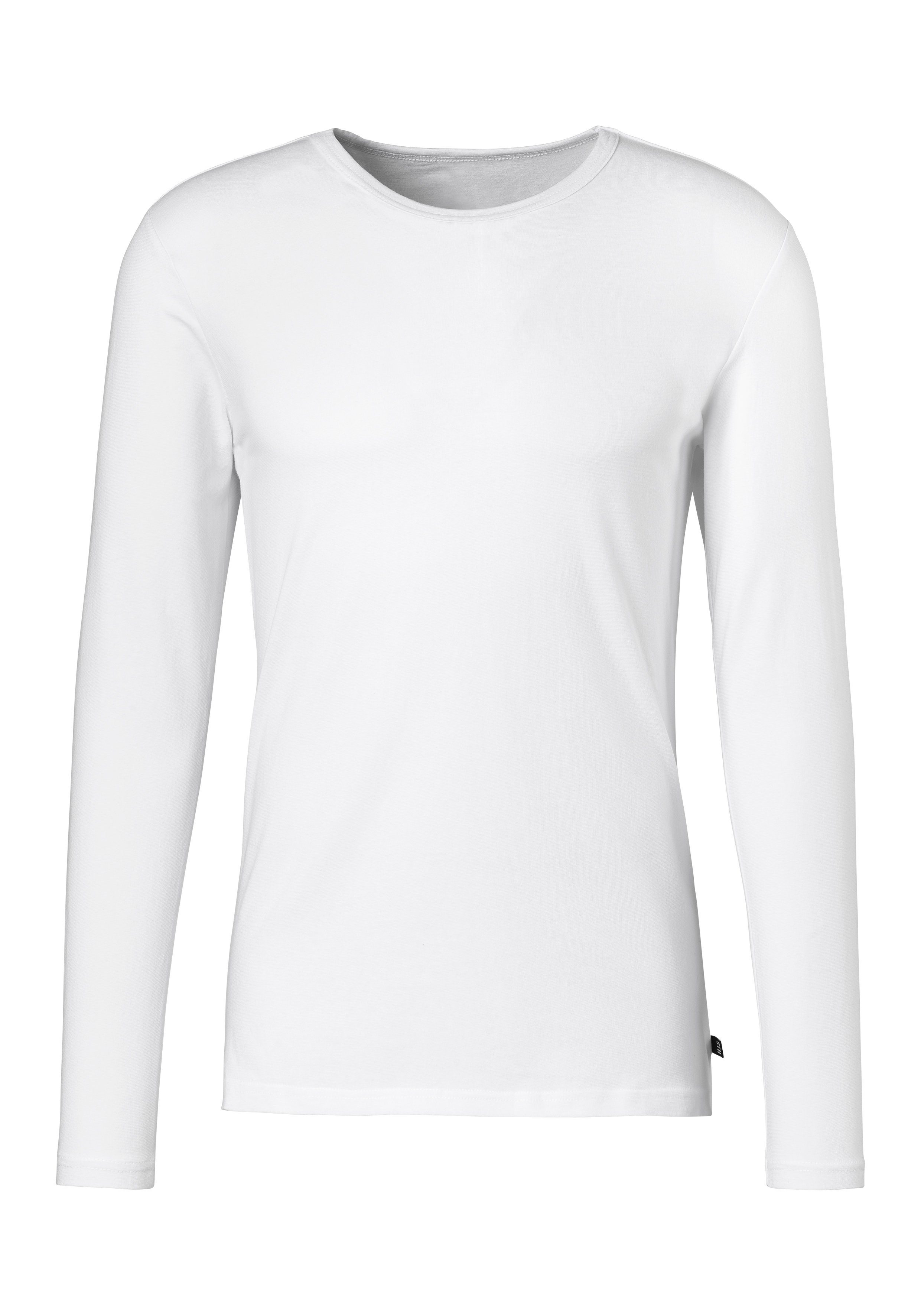 H.I.S Shirt met lange mouwen Dubbelpack onderhemd van katoenmix (2-delig, Set van 2)