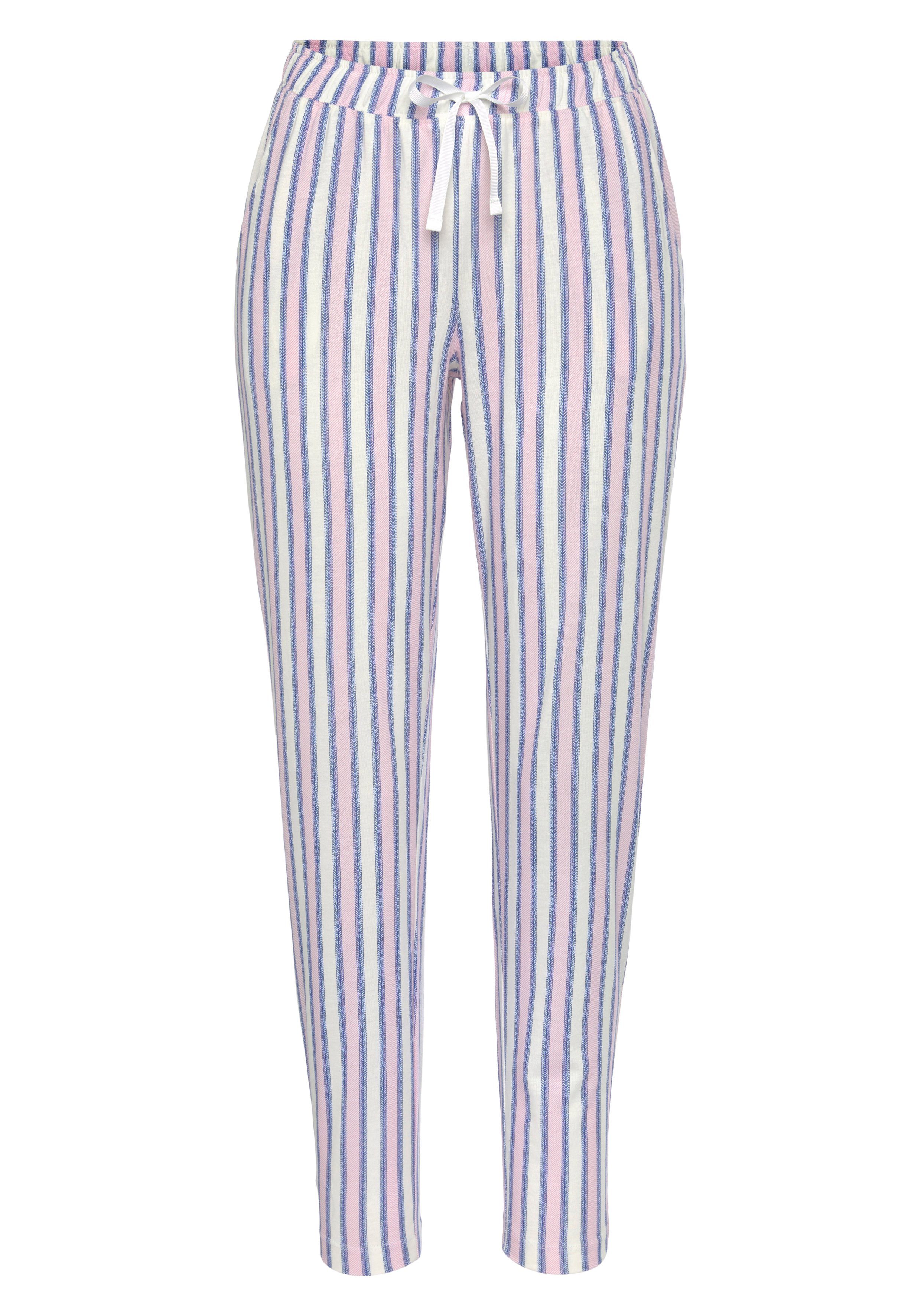 s.Oliver RED LABEL Beachwear Pyjamabroek met alloverdruk, met ribband (1-delig)