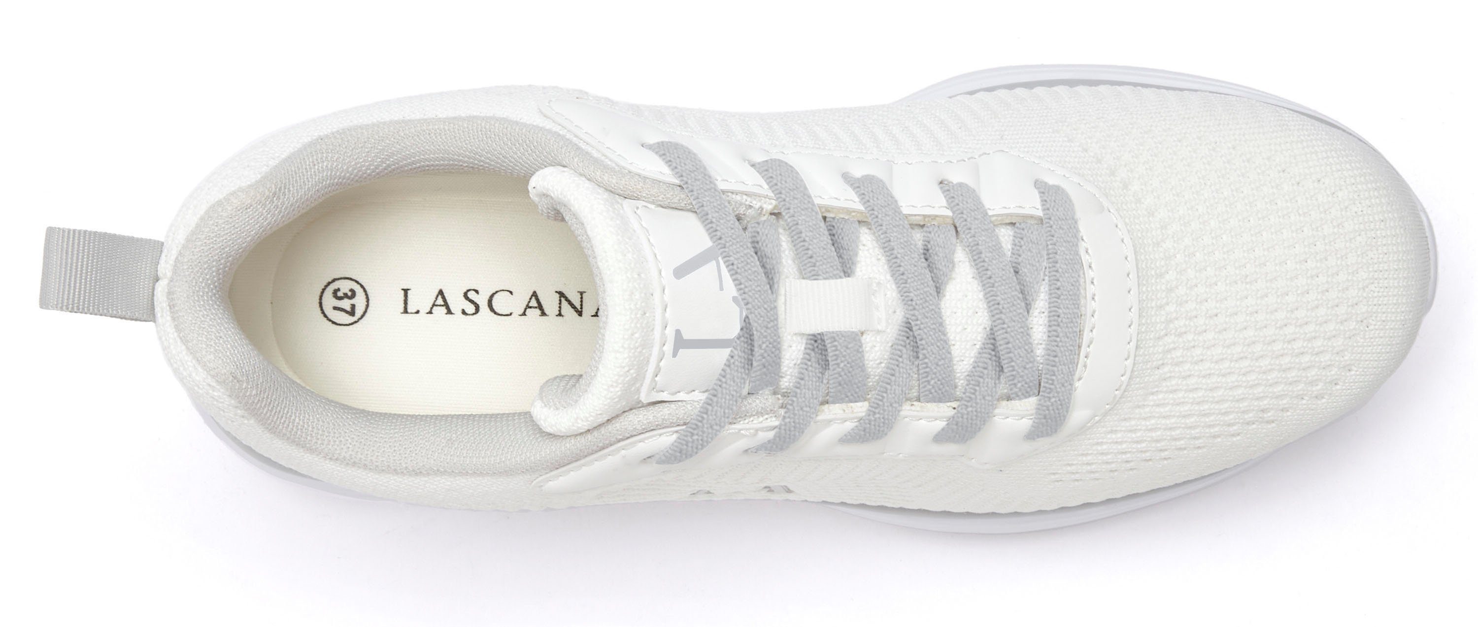Lascana Sneakers Vrijetijdsschoen, lage schoen in sportieve look VEGAN