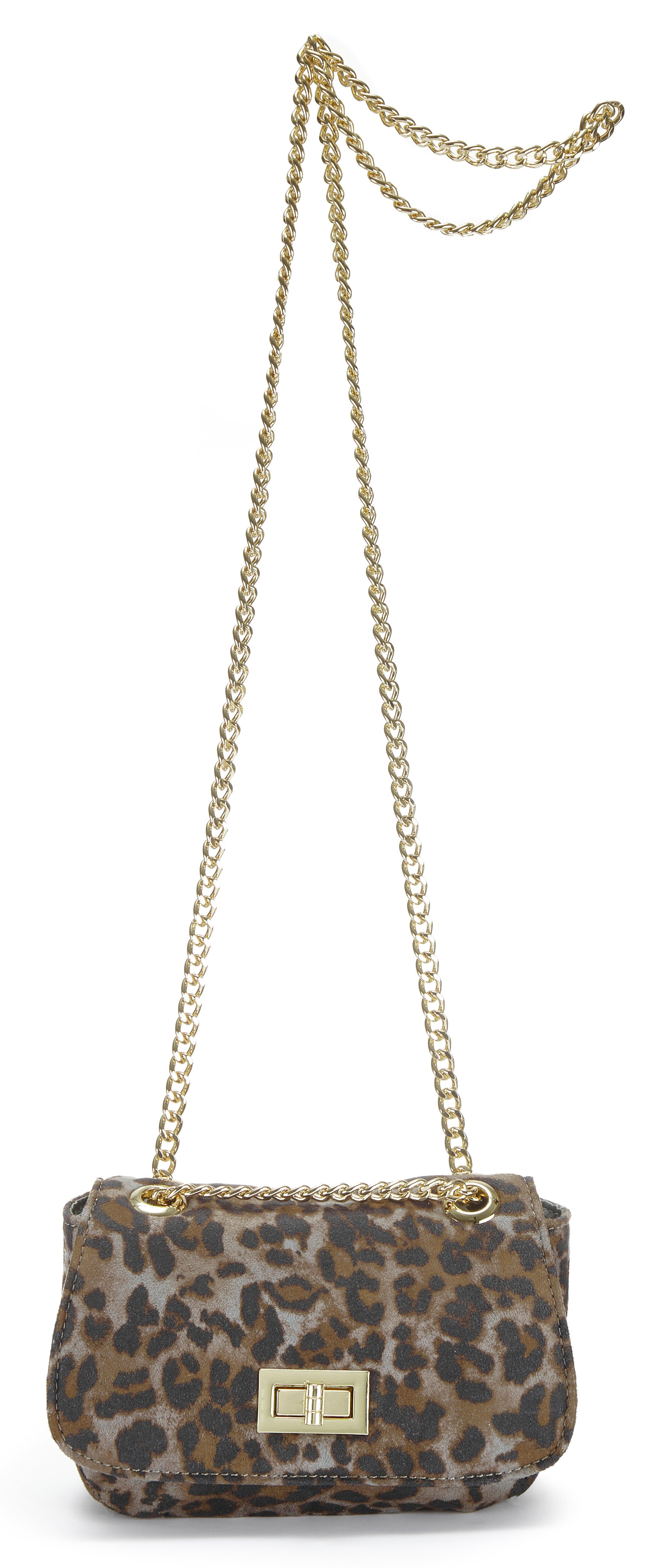 Vivance Schoudertas Minibag, handtas, schoudertas, crossbody tas, leo-look VEGAN