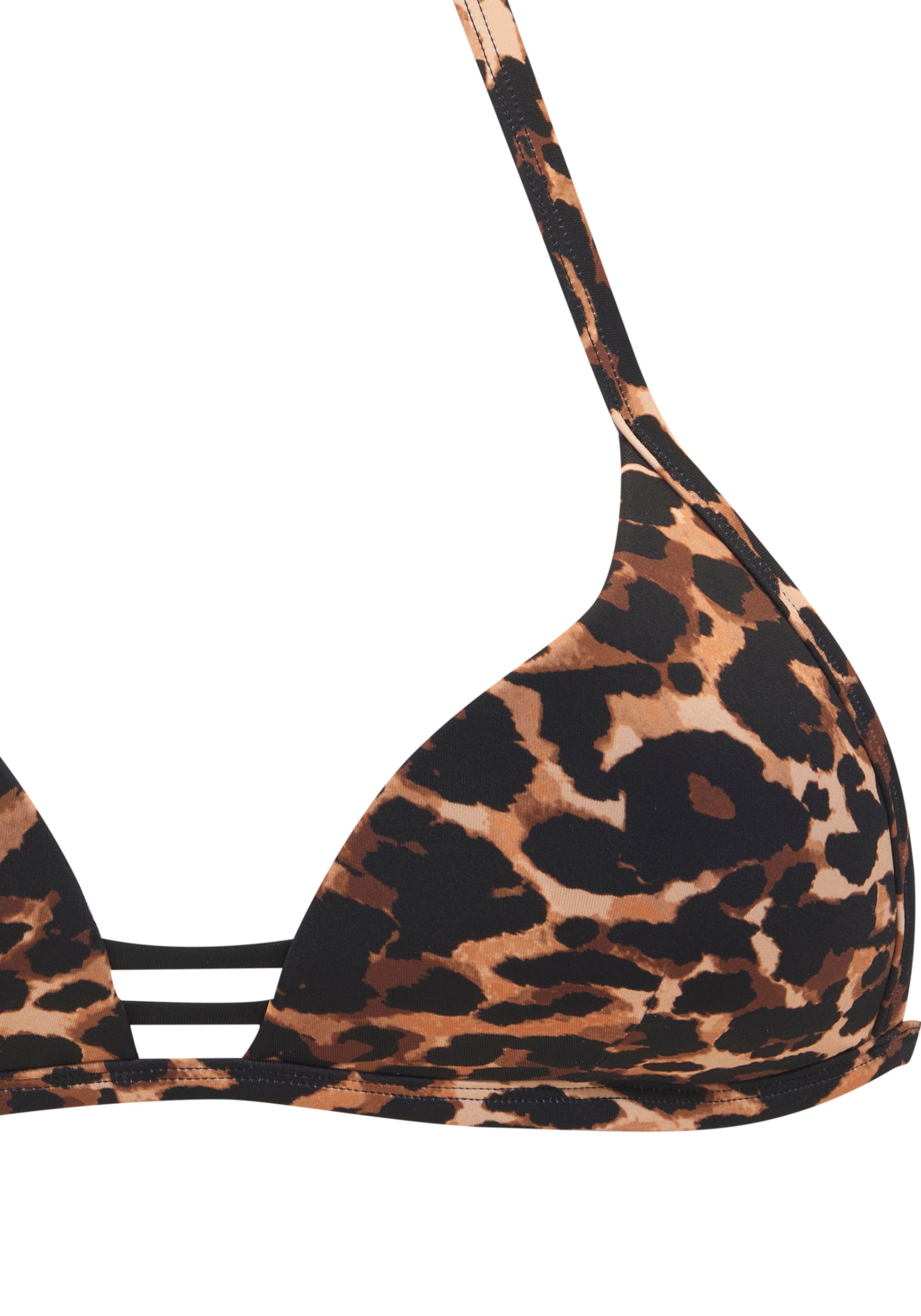Bruno Banani Triangelbikini met contrastkleurige details