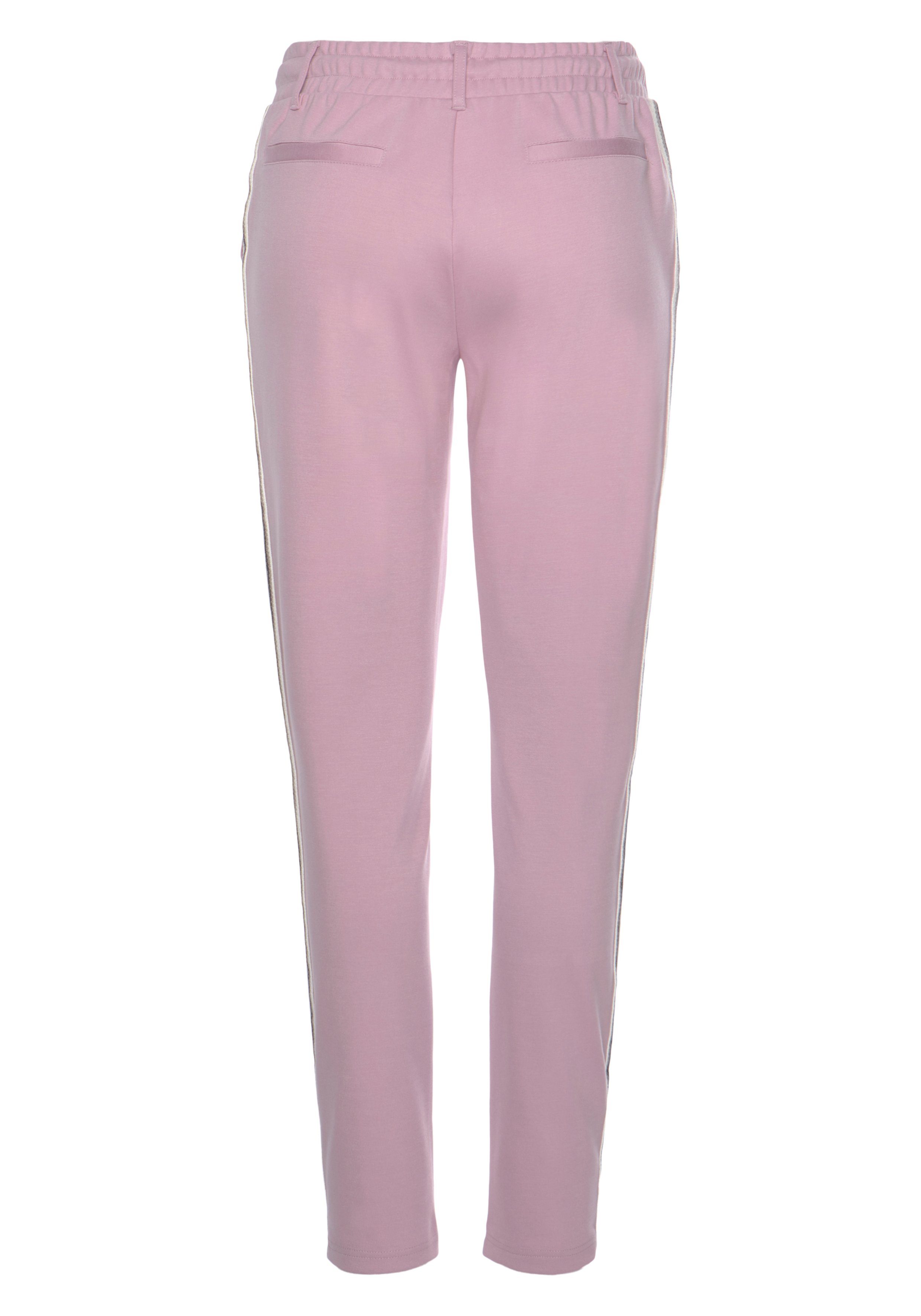 Lascana Jogpants met sportieve zijstrepen, loungewear