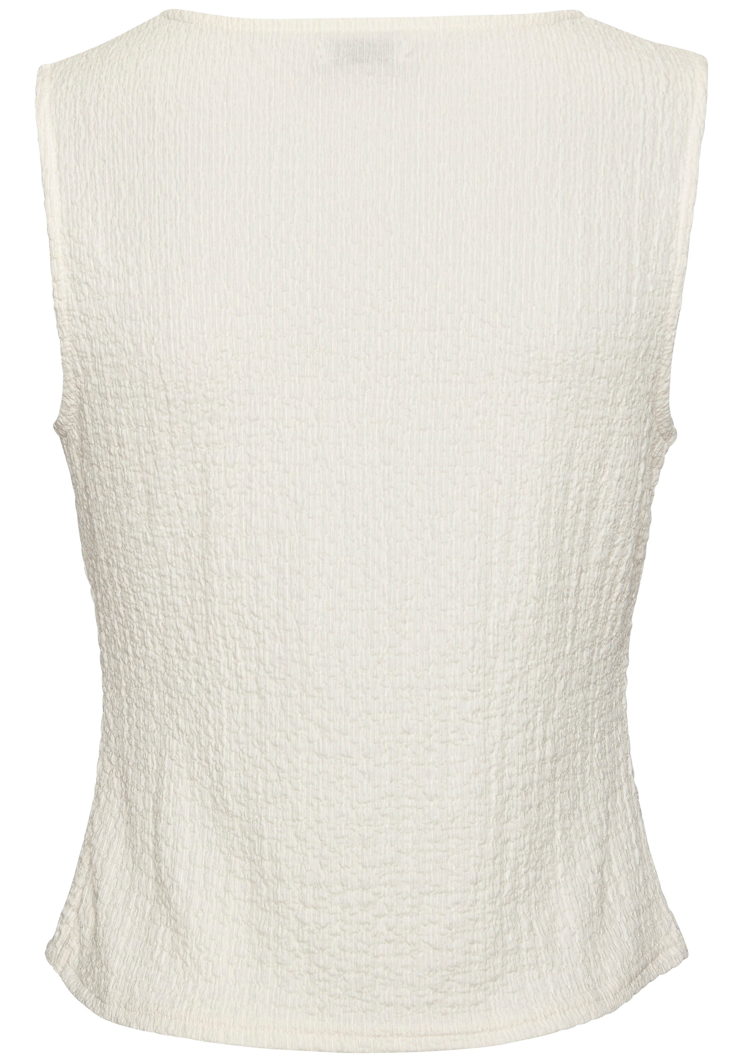 Lascana Gilet met v-halslijn, zakelijke vest, elegant, modieus