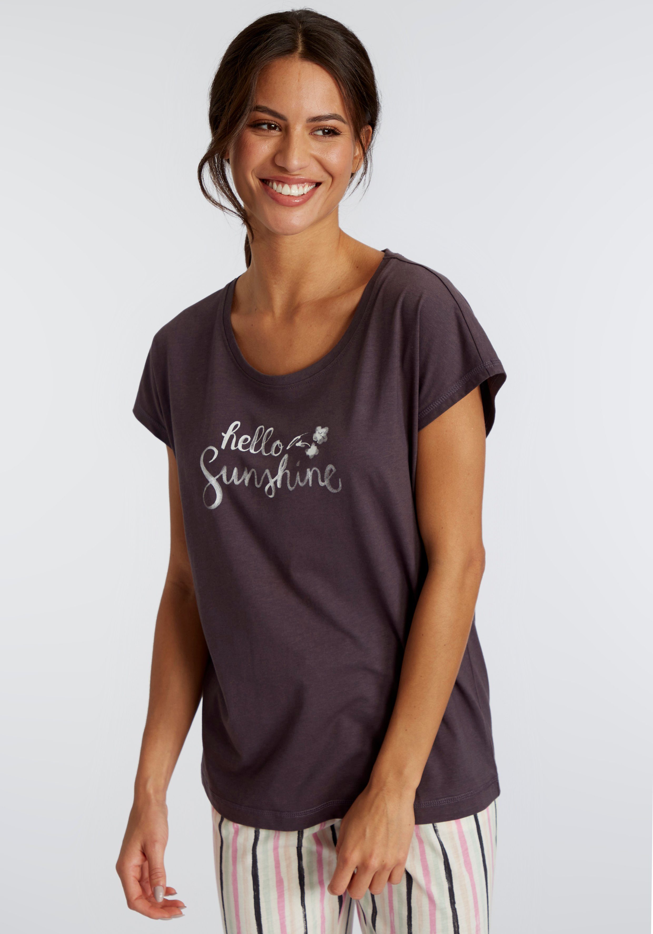 Vivance Dreams Pyjama top met frontprint