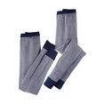 clipper exclusive lange onderbroek modieuze look: jeans mêlee, prima kwaliteit (2 stuks) blauw