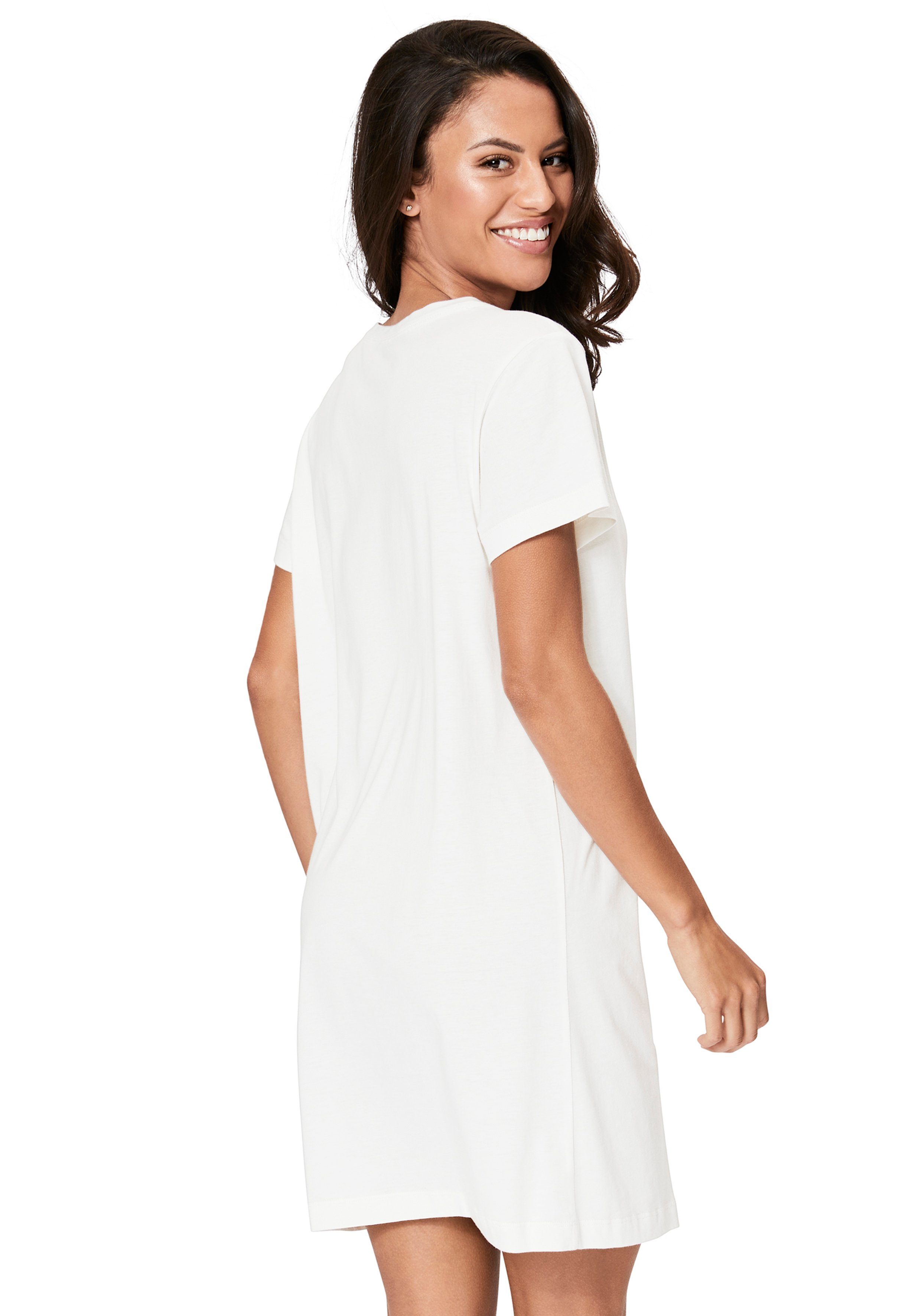 s.Oliver RED LABEL Beachwear Nachthemd met hartmotieven