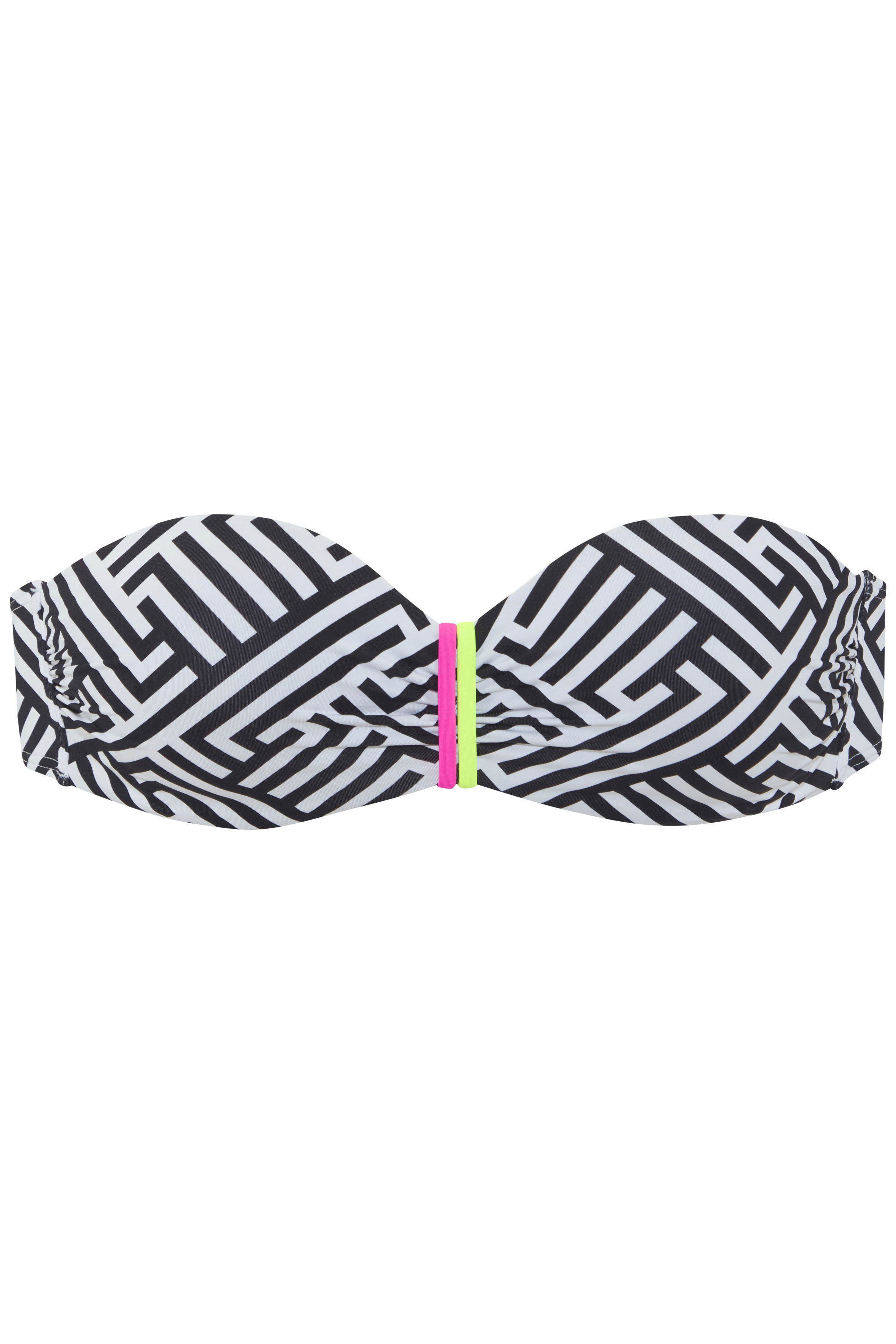 Buffalo Beugelbandeau bikinitop Gioletta Met contrastkleurige details