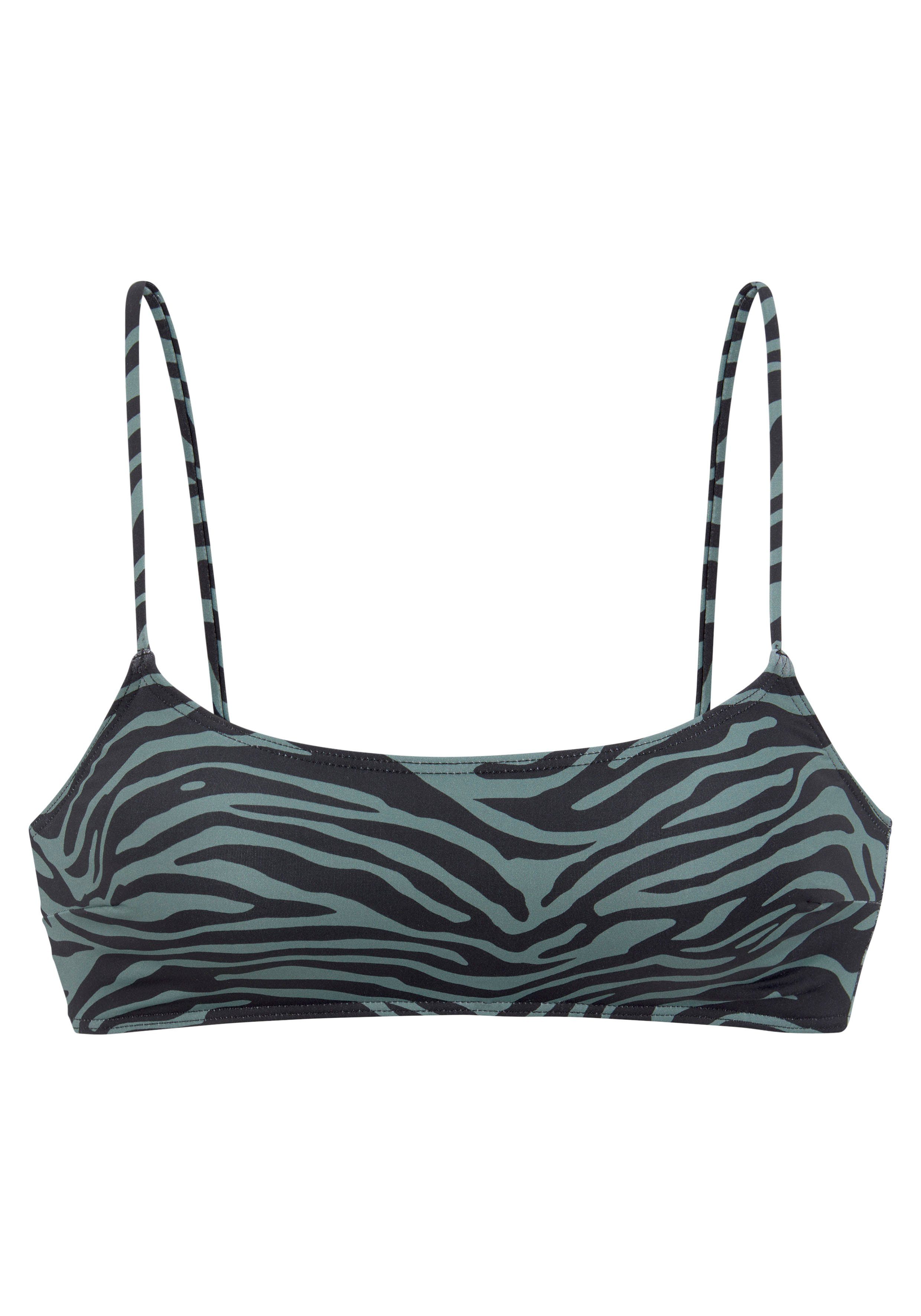 Venice Beach Bustierbikinitop Riella in animaldesign