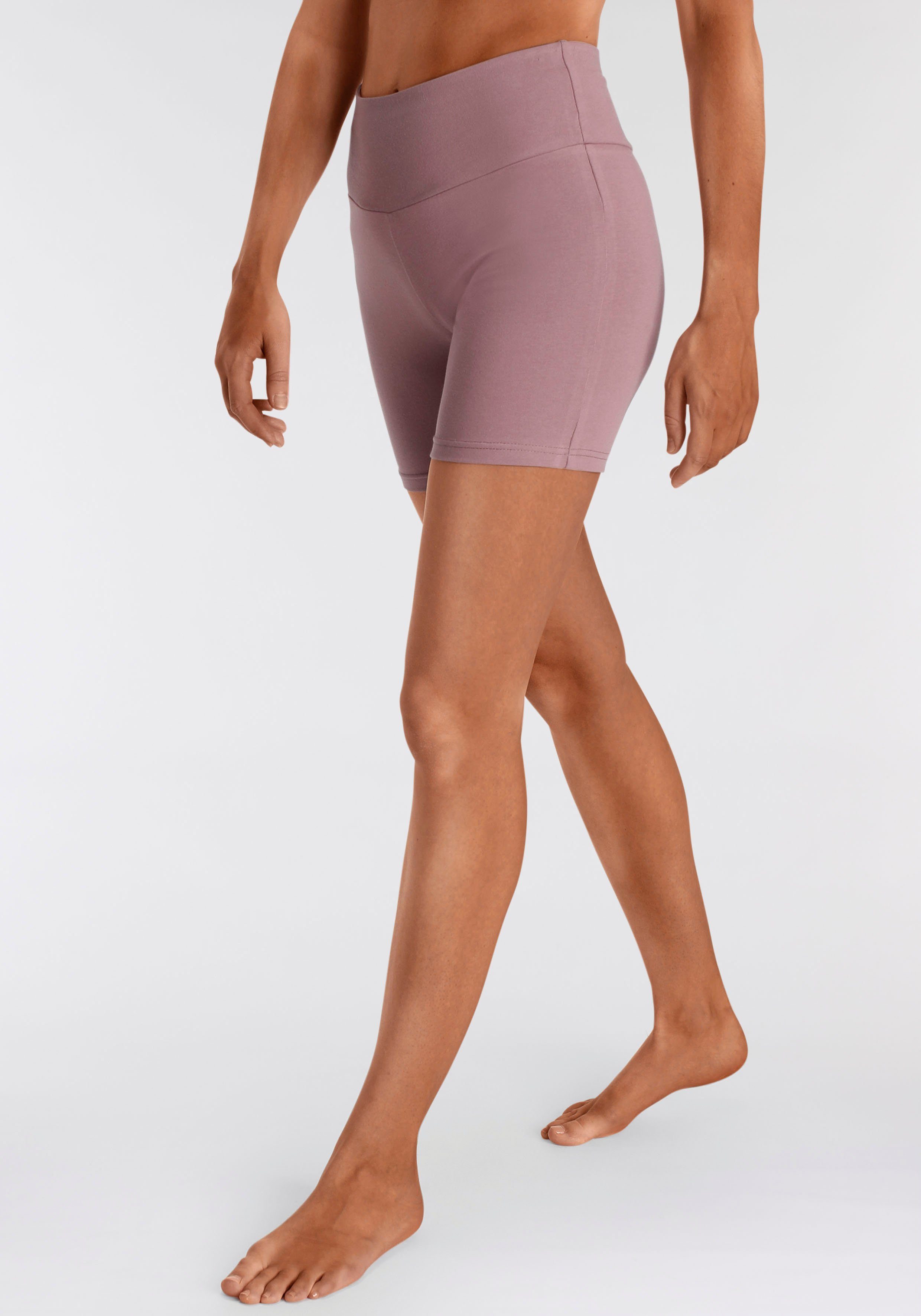 Lascana Short met brede boord en logoprint