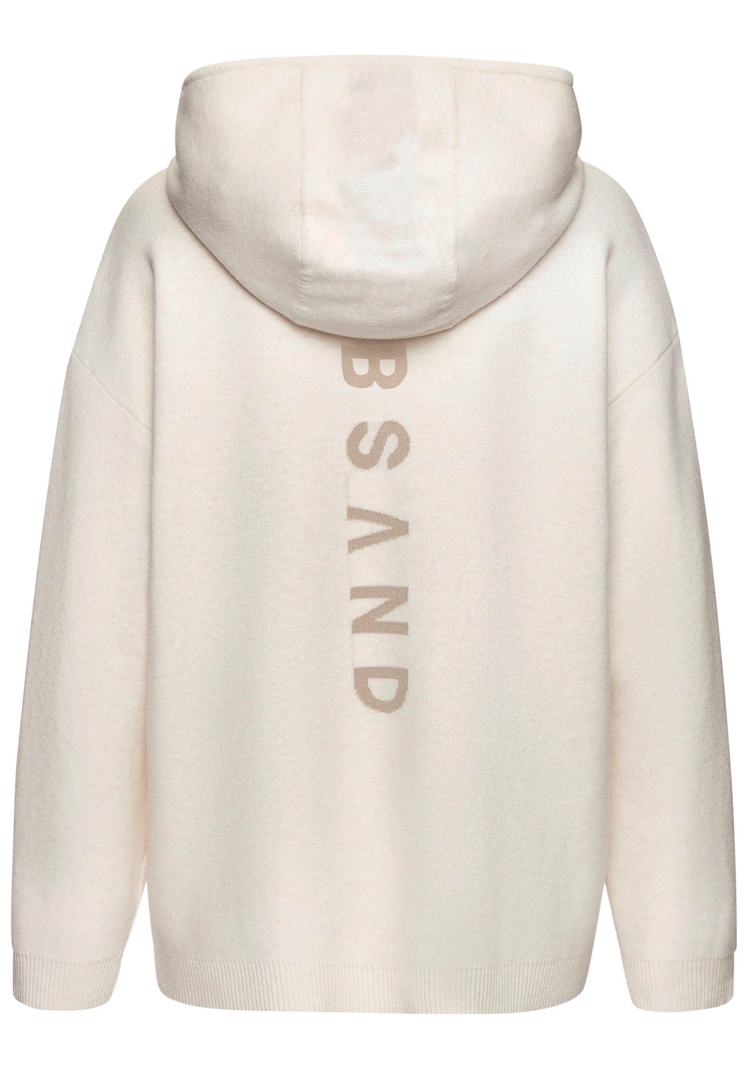 Elbsand Hoodie van hoogwaardige brei