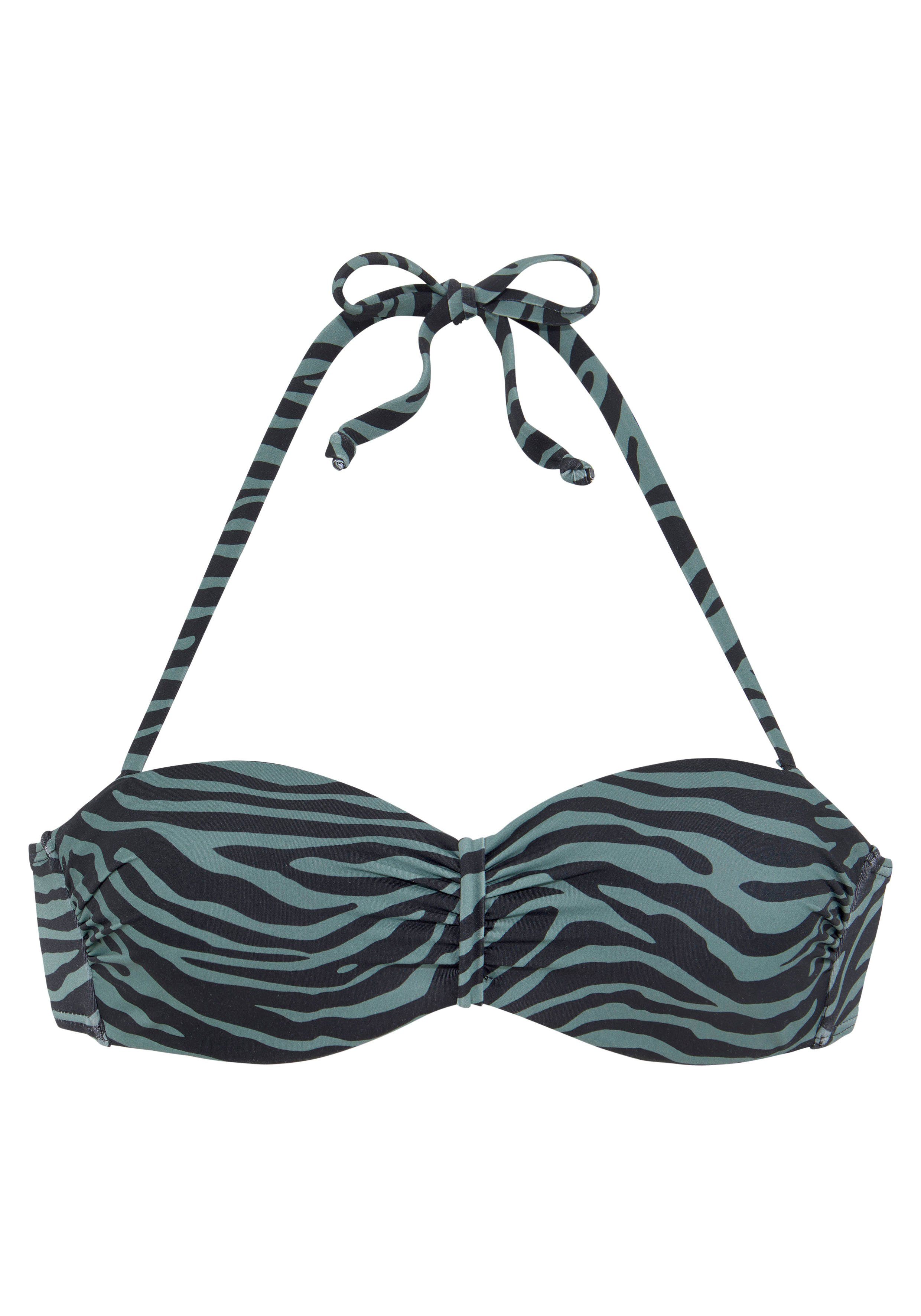 Venice Beach Beugelbikinitop in bandeaumodel Riella in animal-look