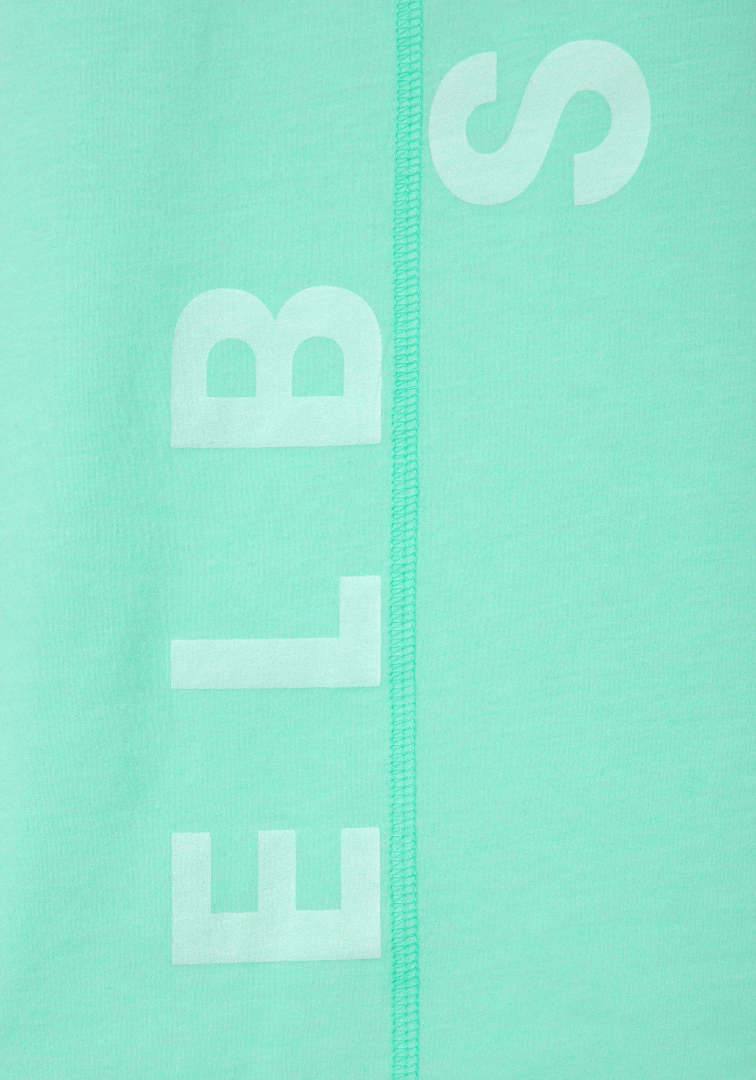 Elbsand Shirt met lange mouwen Raina met logoprint op de rug, longsleeve van katoenmix