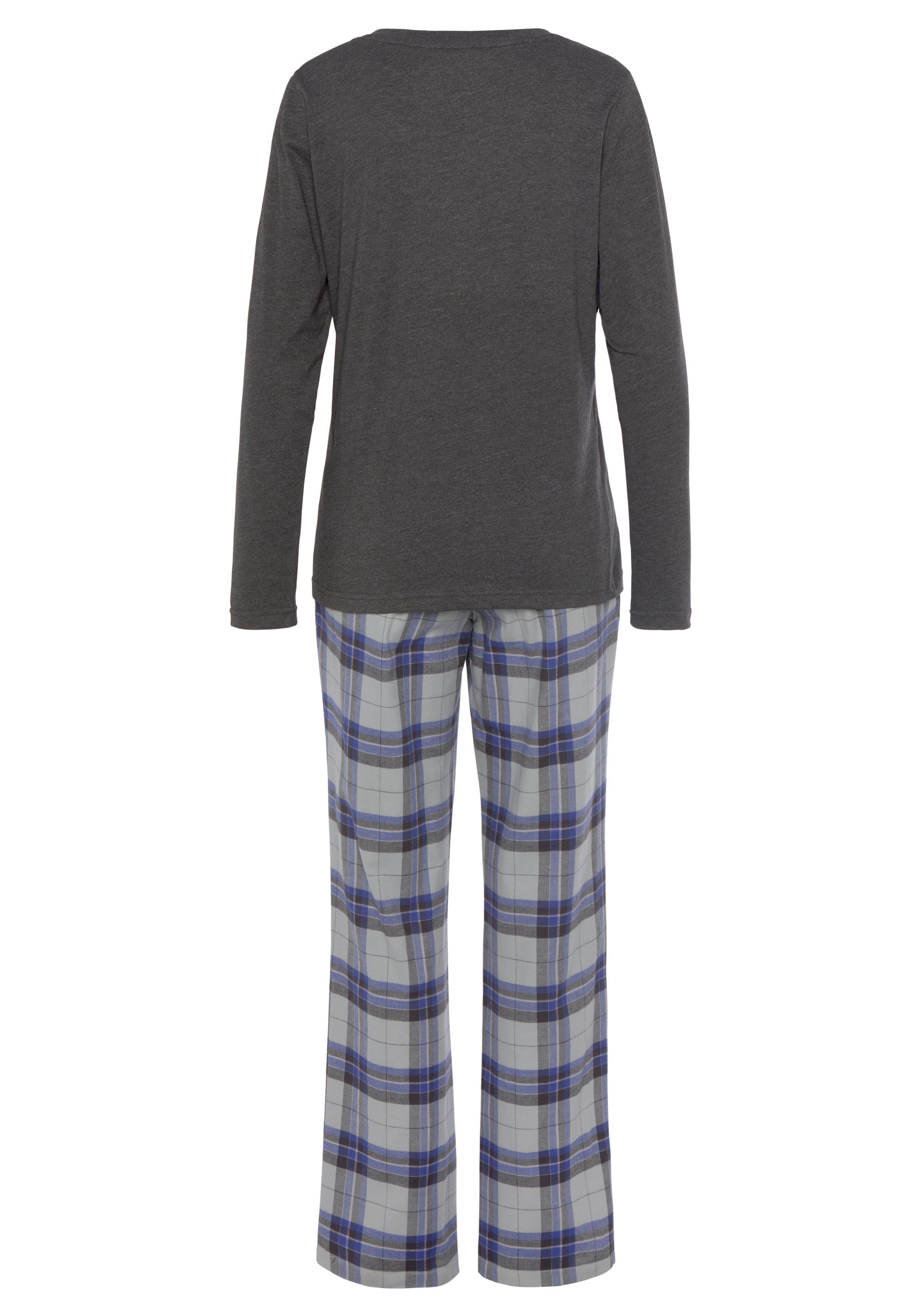 Vivance Dreams Pyjama van knuffelzacht flanel (2-delig)