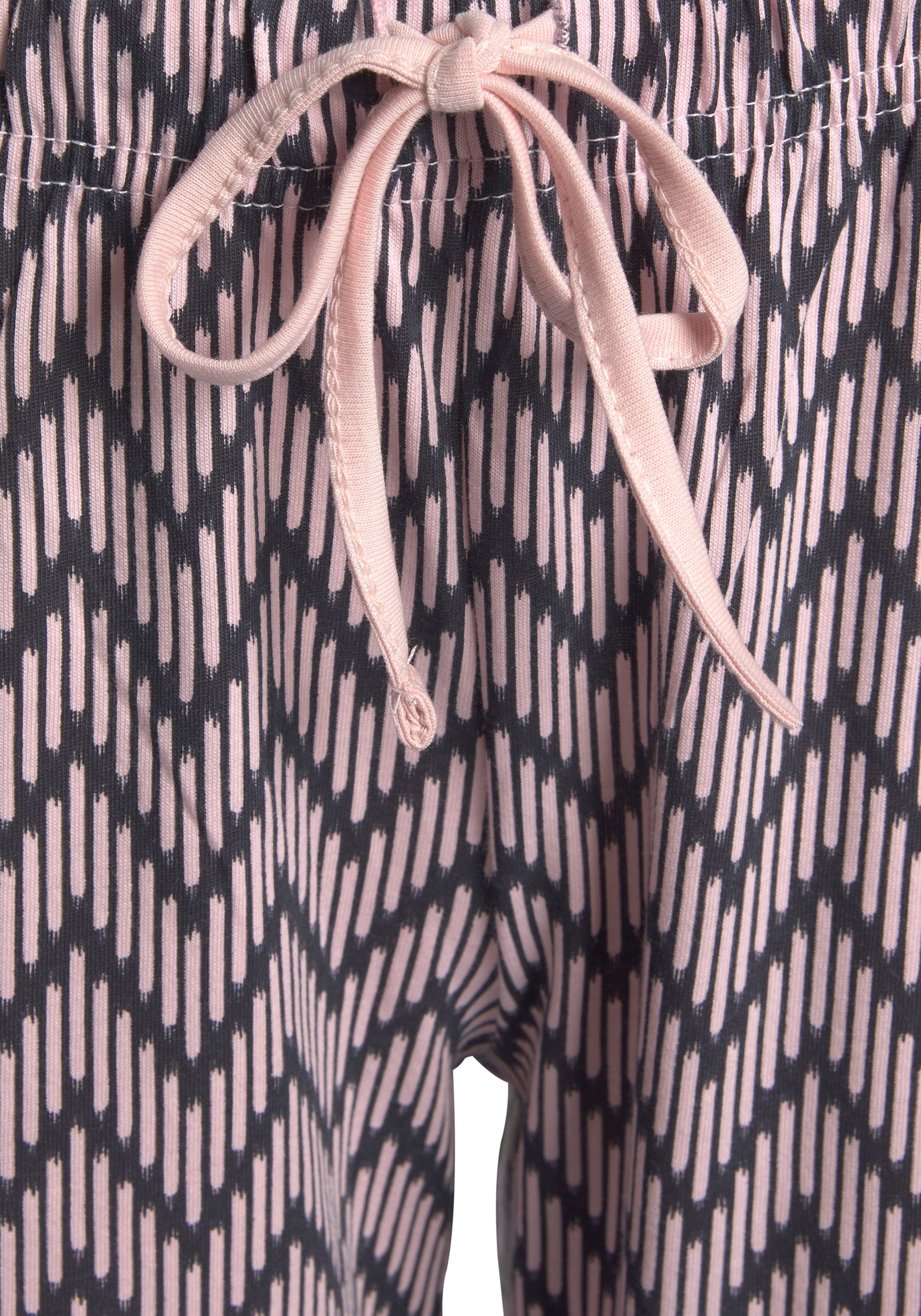 Vivance Dreams Capripyjama met gedessineerde pyjamabroek (2-delig, 1 stuk)