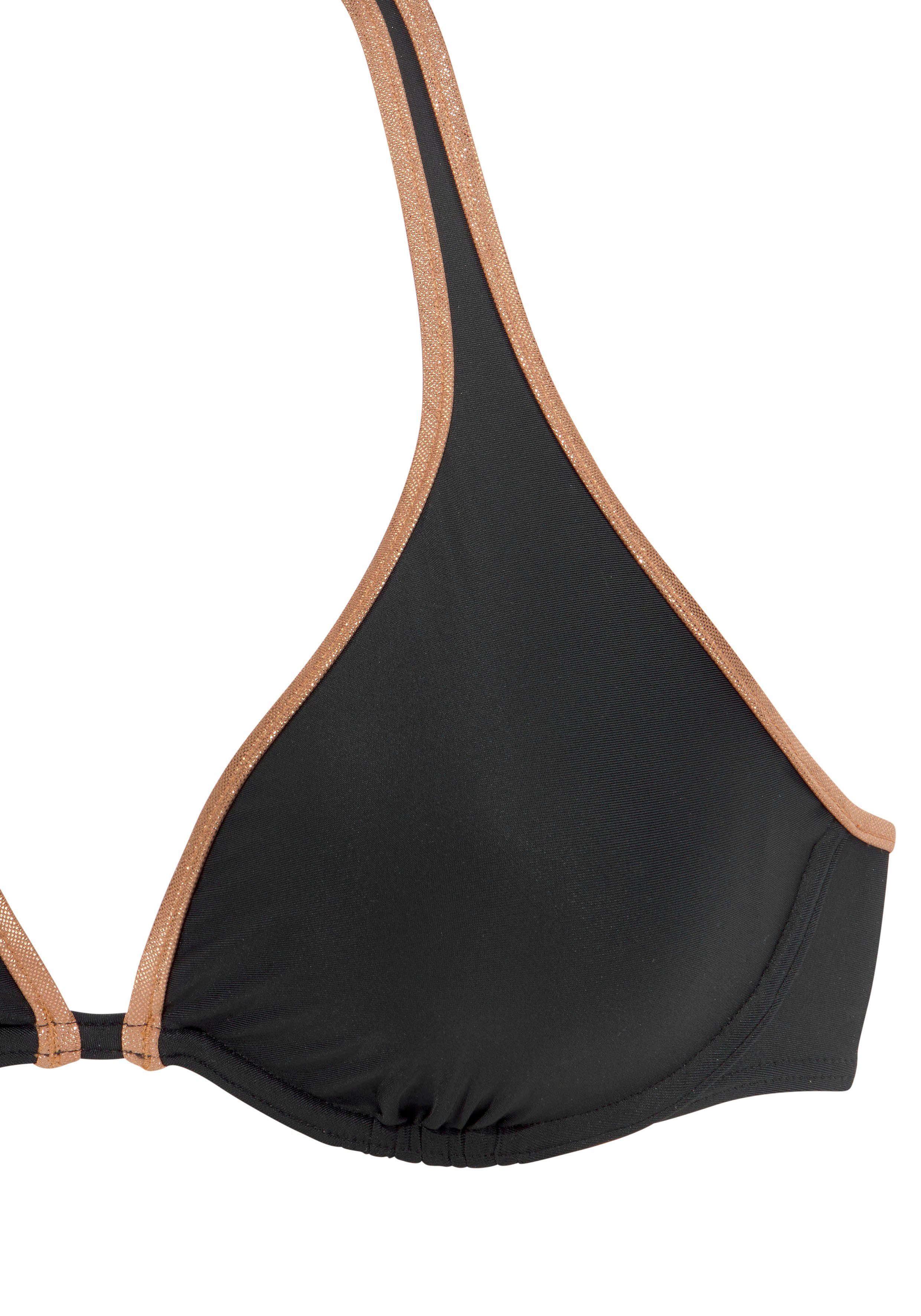 Bruno Banani Bikinitop met beugels Milano met koperen bies