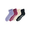 go in abs-sokken met antislipzool en frotté (4 paar) multicolor