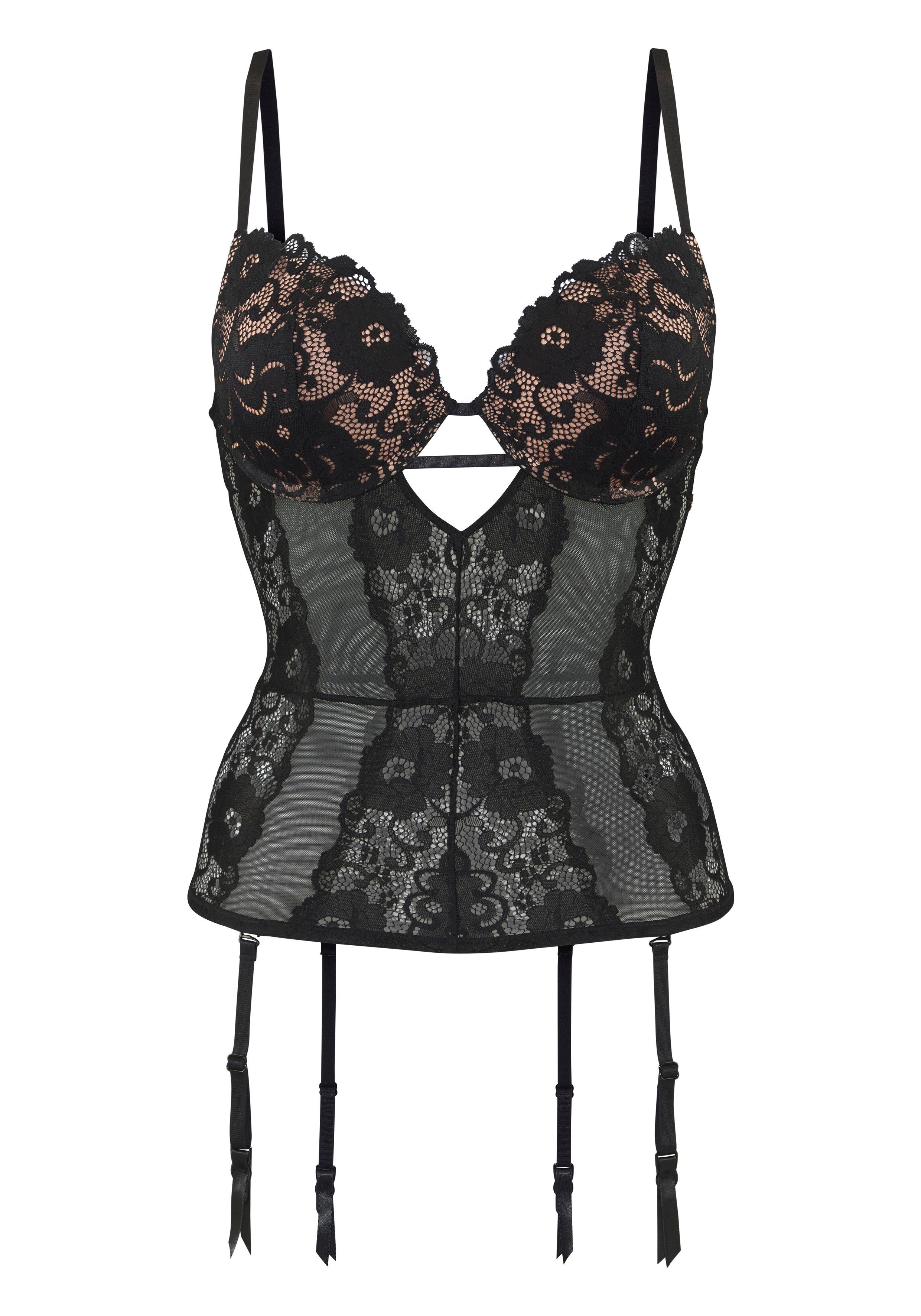 Jette Joop Lijfje met push-up-kussens en afneembare straps, sexy lingerie, verleidelijke onderkleding
