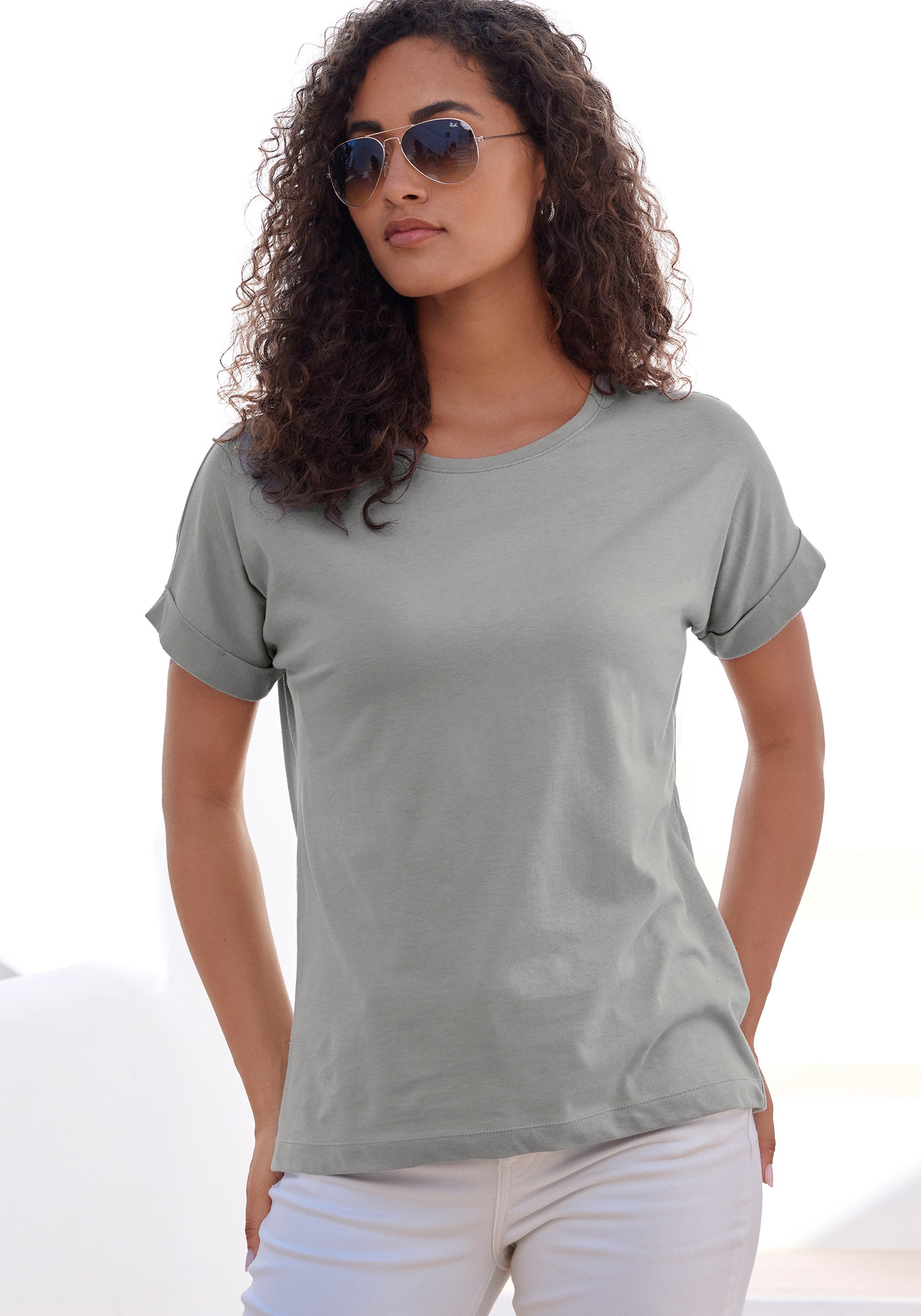 Copenhagen Studios T-shirt Met subtiele logoprint achteraan van zachte jersey kwaliteit met biologische katoen
