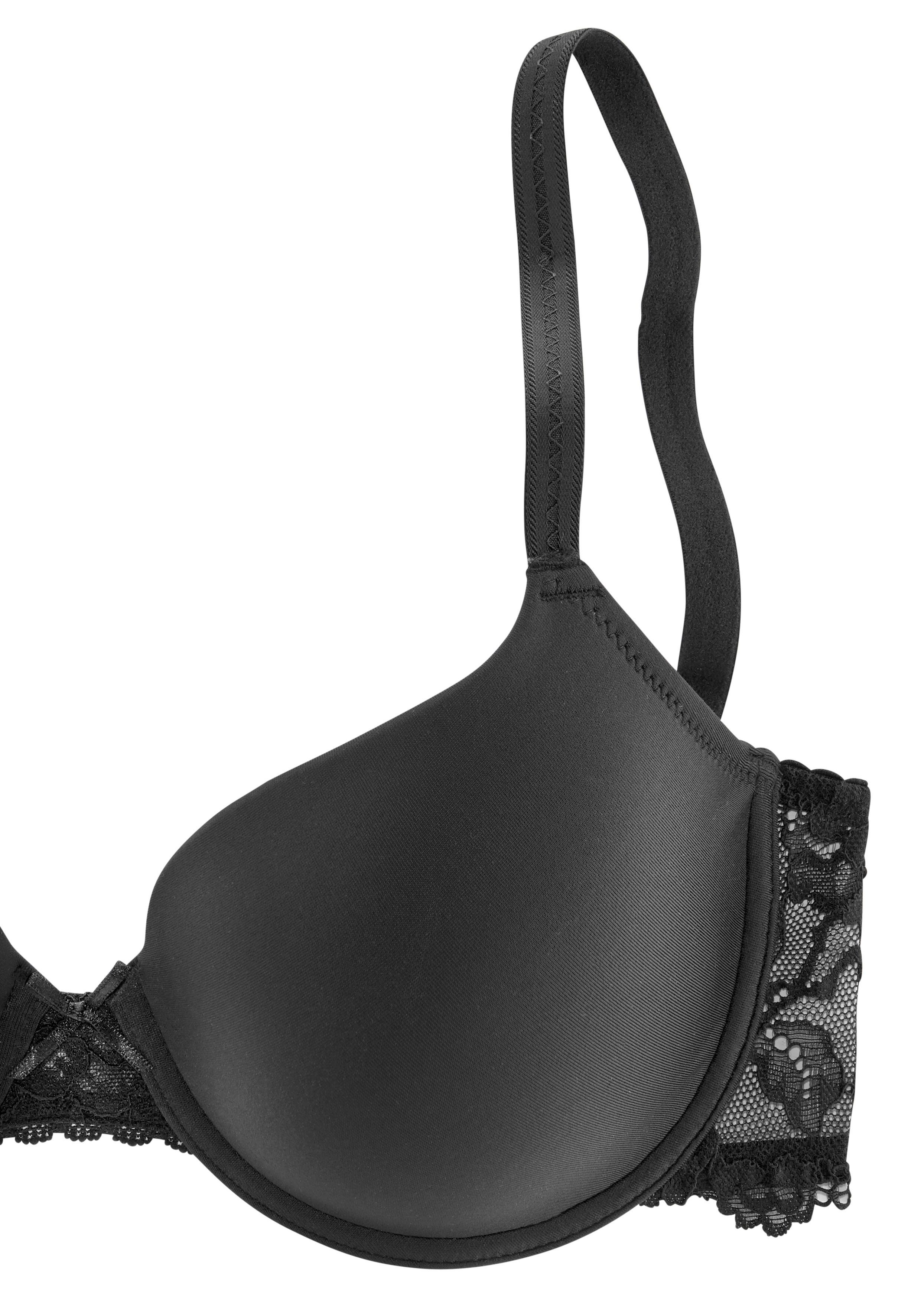 Lascana Bh met steuncups Vittoria met beugel en rug van gebloemde kant