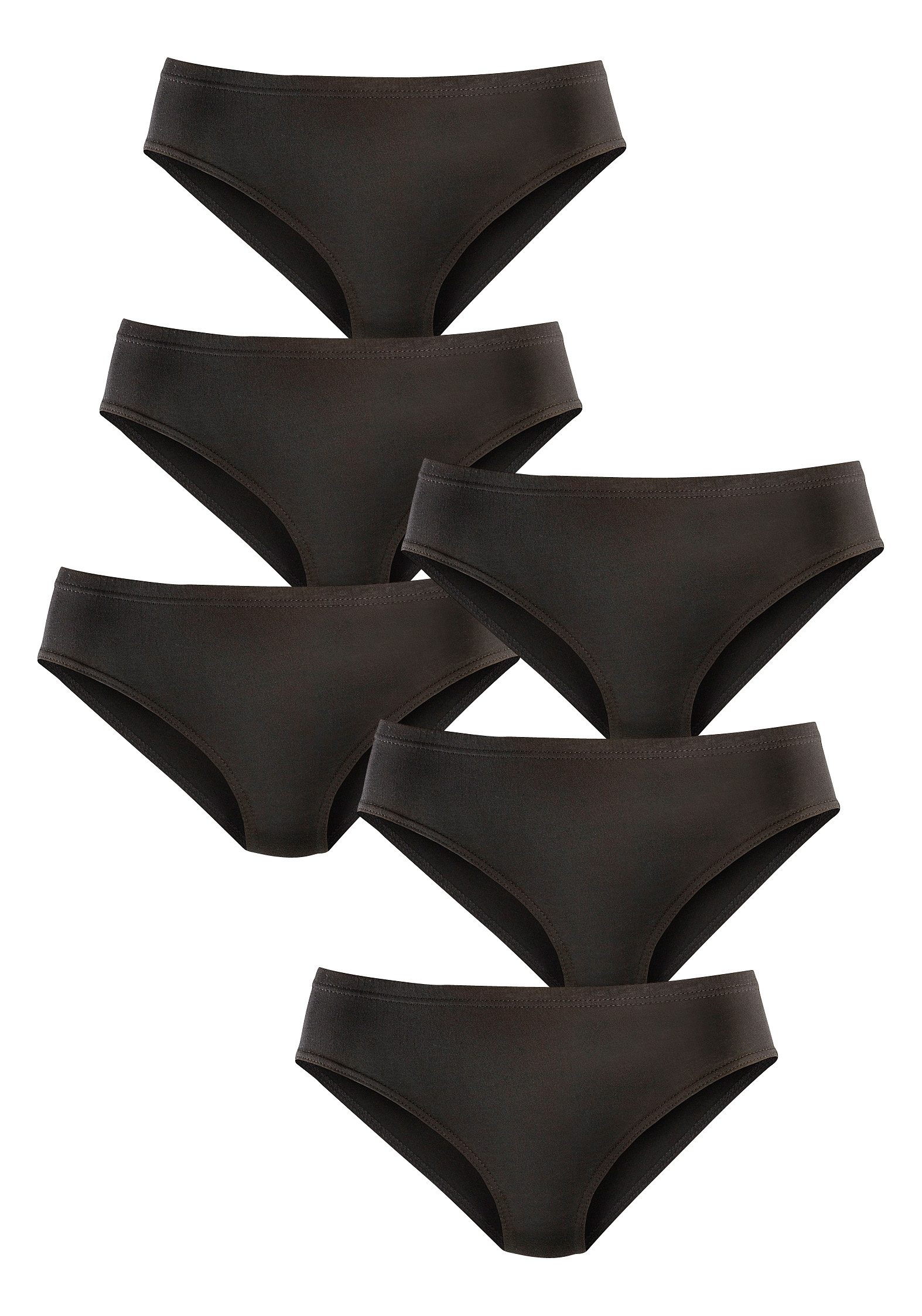 Petite fleur Jazz-hipsters van puur katoen (6 stuks, Set van 6)