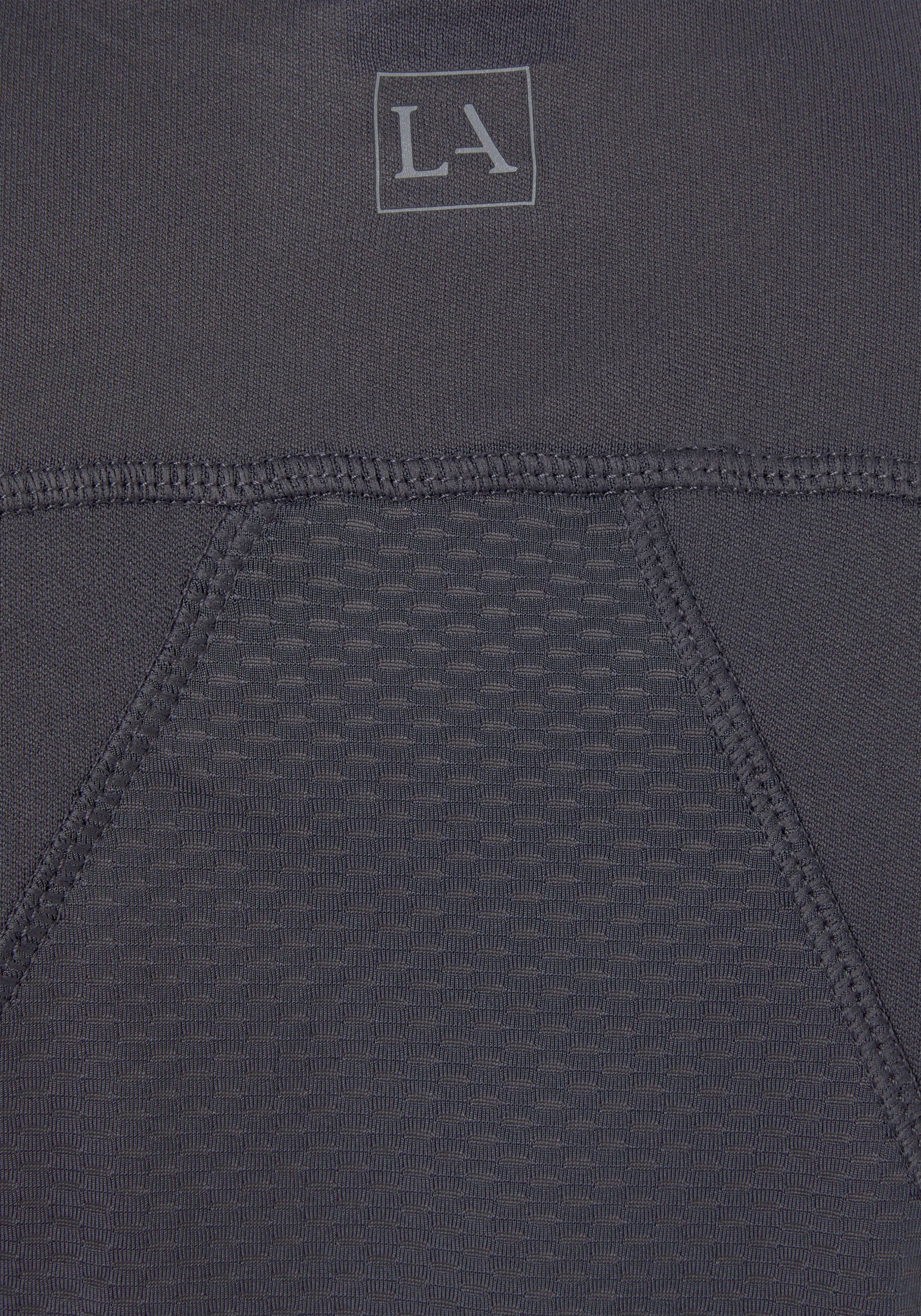 active by Lascana Functioneel shirt met mesh-inzet