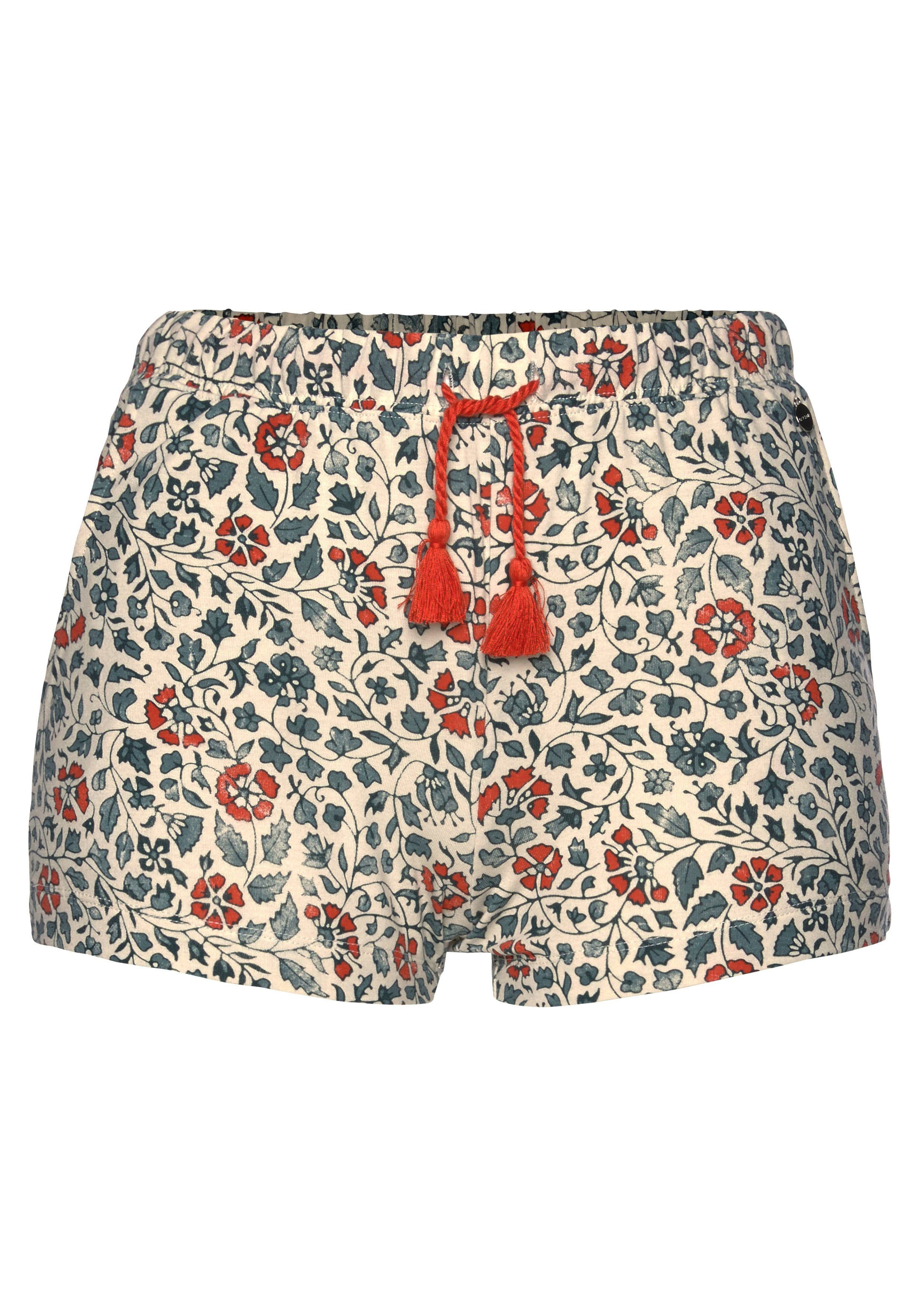 Lascana Pyjamashort in bloemen print all-over